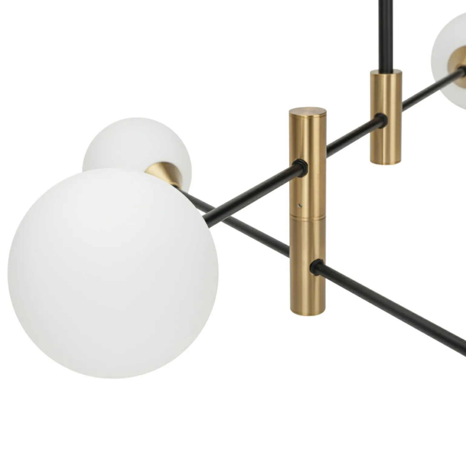 Cheap Designerski żyrandol z kloszami PND-9148-4-OPAL MARINO | Kaja Żyrandole Nowoczesne