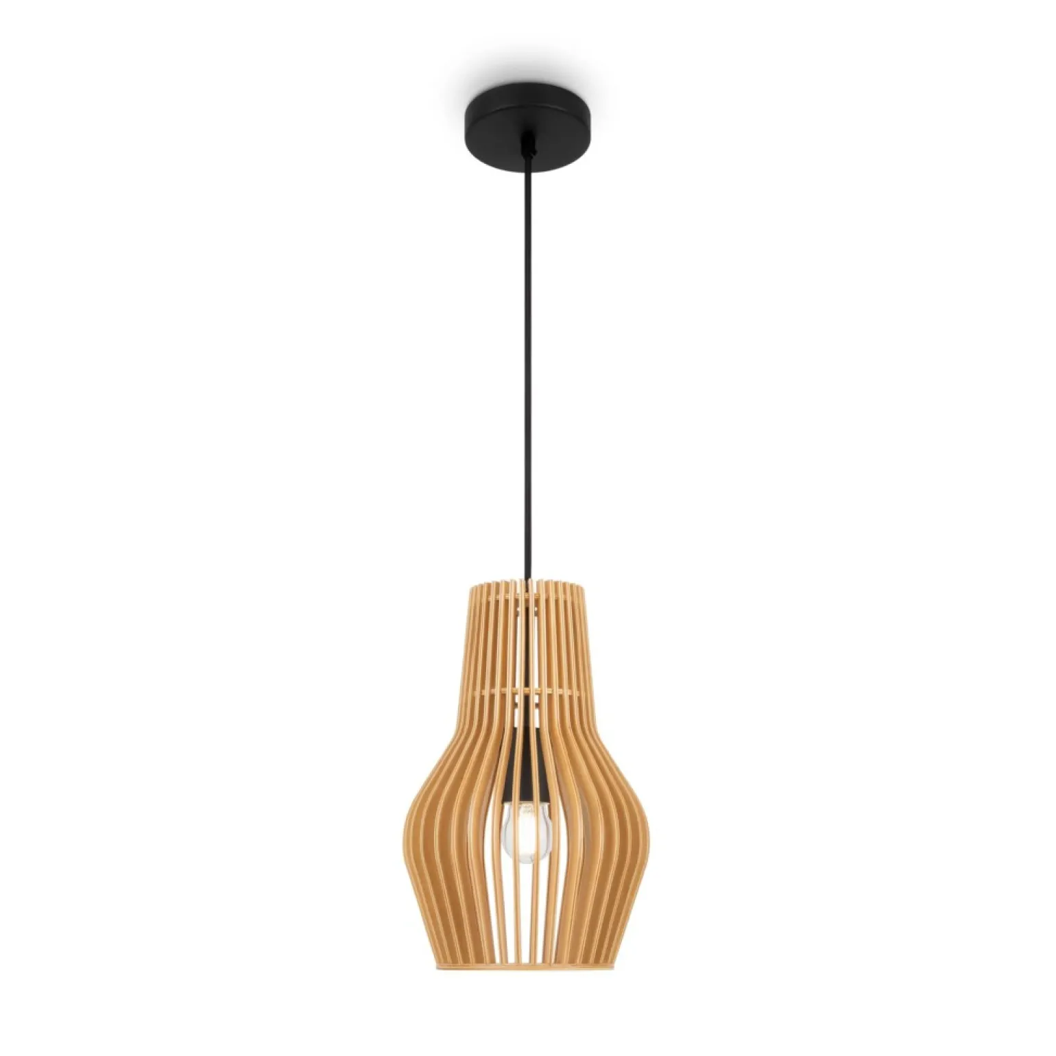 Cheap Drewniana lampa wisząca, nad stół MOD191PL-01W z serii ROOTS Żyrandole Nowoczesne