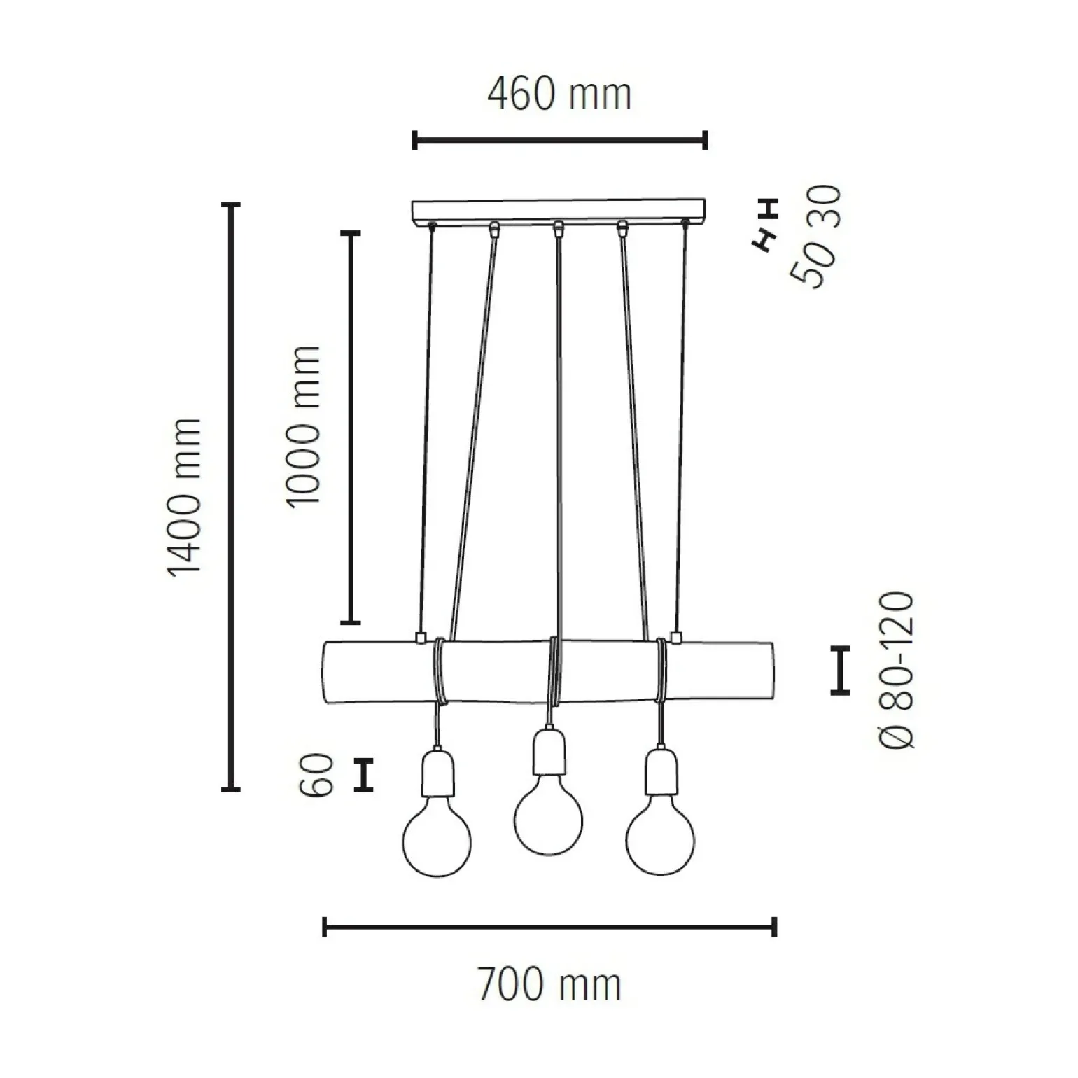 Cheap Drewniana lampa wisząca z betonem 68499304 TRABO CONCRETE | Kaja Żyrandole Nowoczesne