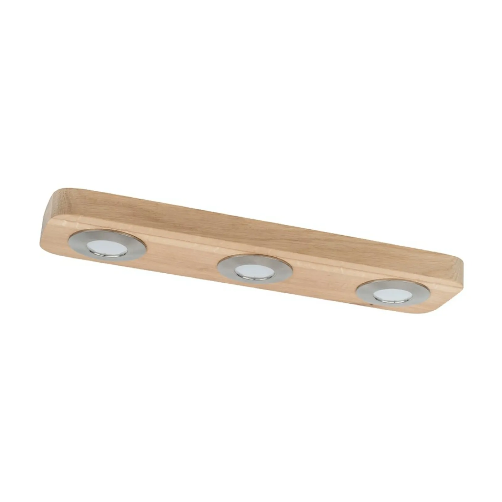 Sklep Kaja Drewniana listwa sufitowa z 3 ledowymi spotami 2291374 SUNNIVA | Kaja* Lampy Led | Plafony Nowoczesne