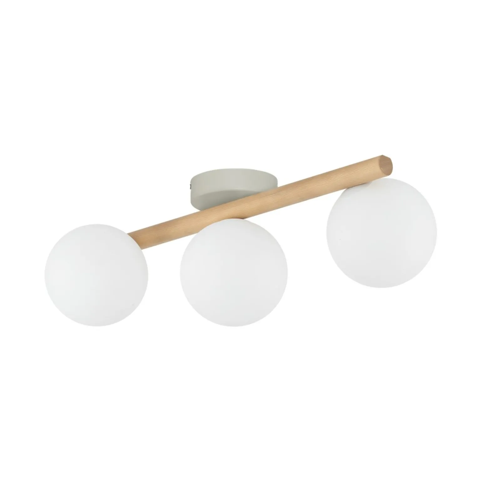 Discount Drewniana, rustykalna lampa sufitowa TK 5768 ESTERA WOOD | Kaja Żyrandole Nowoczesne