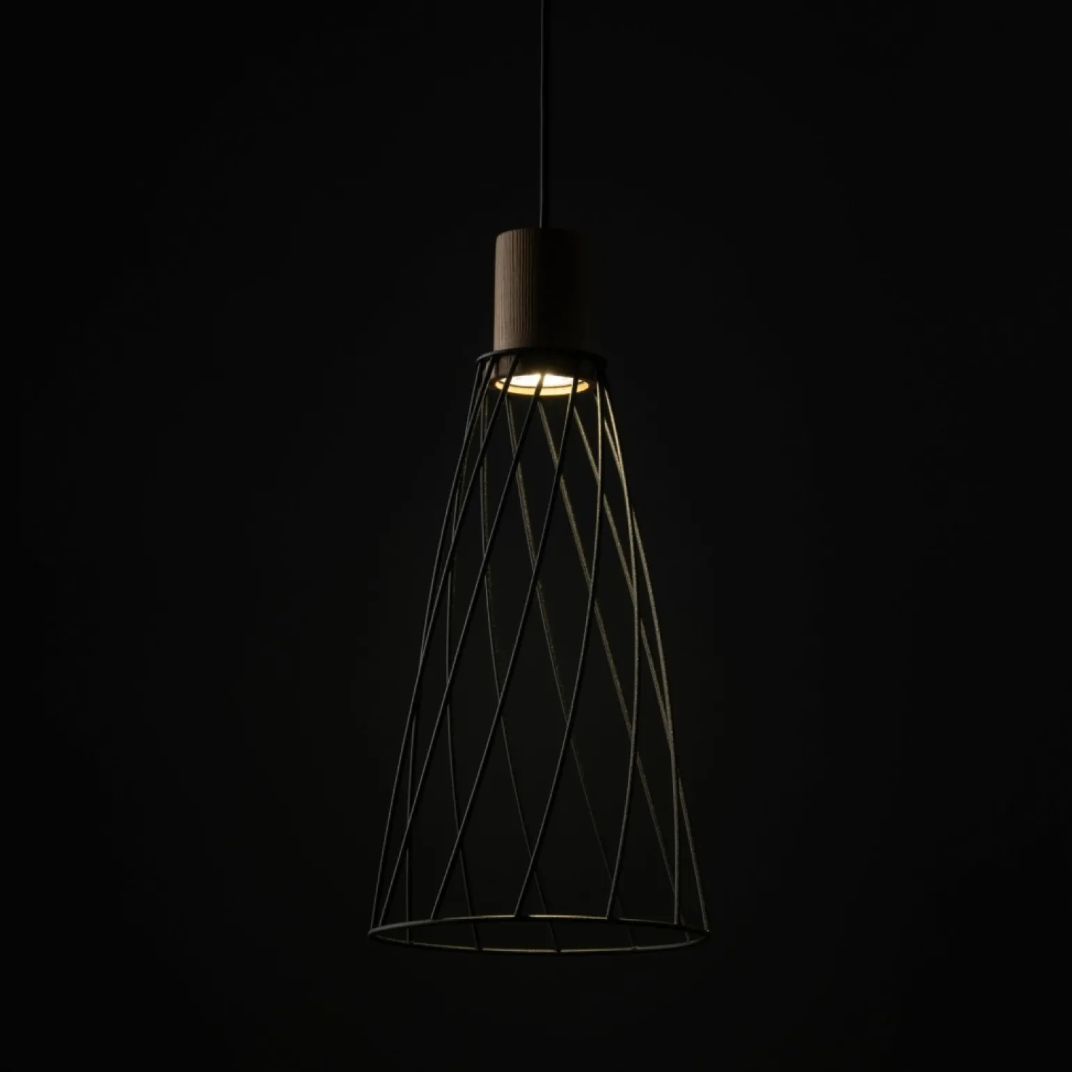 Discount Druciana lampa wisząca z drewnem TK 10157 MODESTO WOOD SOSNA | Kaja Żyrandole Nowoczesne