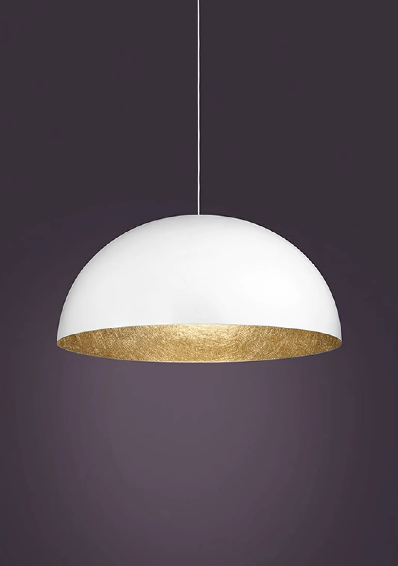 Sale Duża, kopułowa lampa wisząca do salonu SIG 30127 z serii SFERA 90 B/ZŁ Żyrandole Nowoczesne