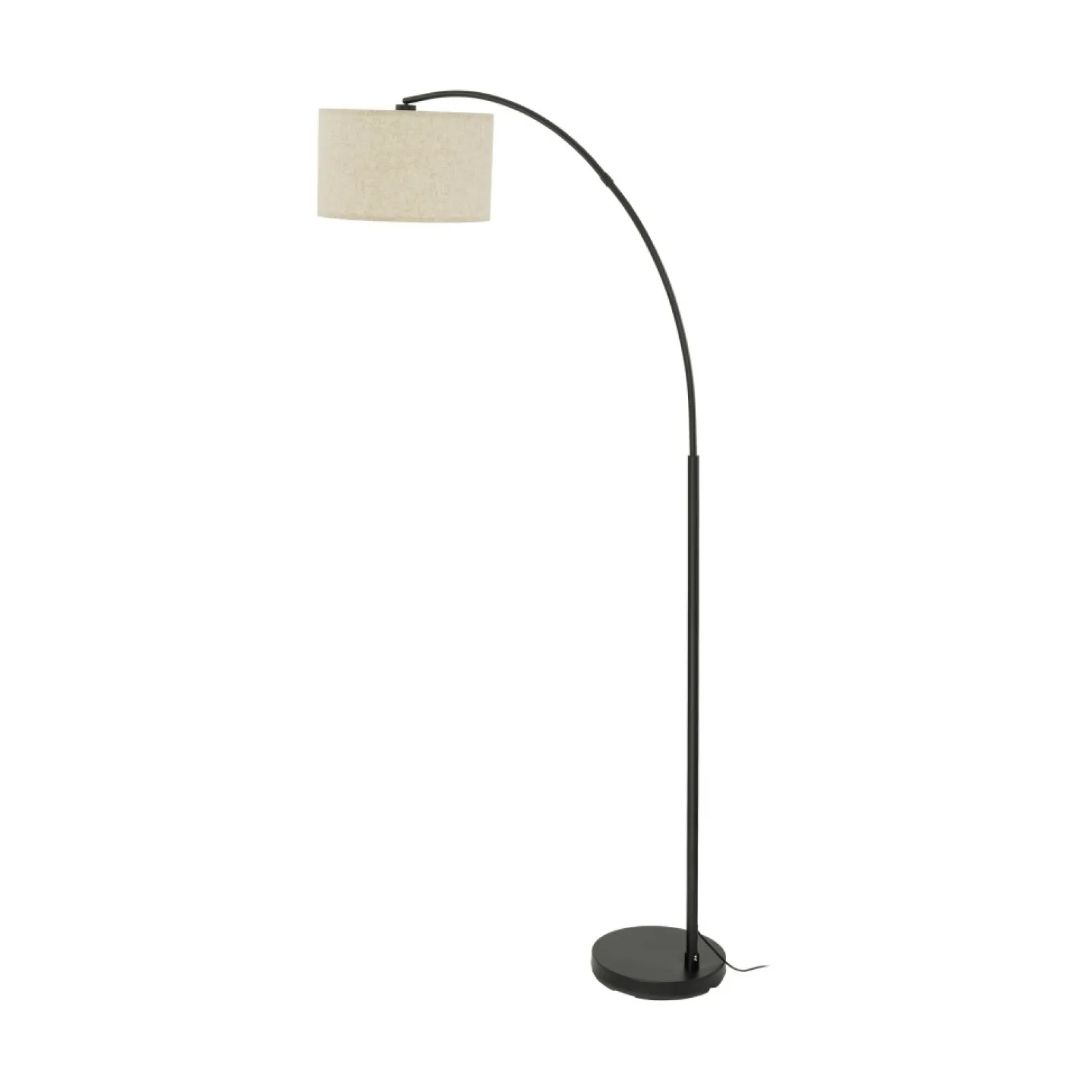 Sklep Kaja Duża lampa podłogowa w kształcie łuku TK 16023 ZENITH LINEN | Kaja* Lampy Podłogowe Z Abażurem | Tradycyjne Lampy Podłogowe