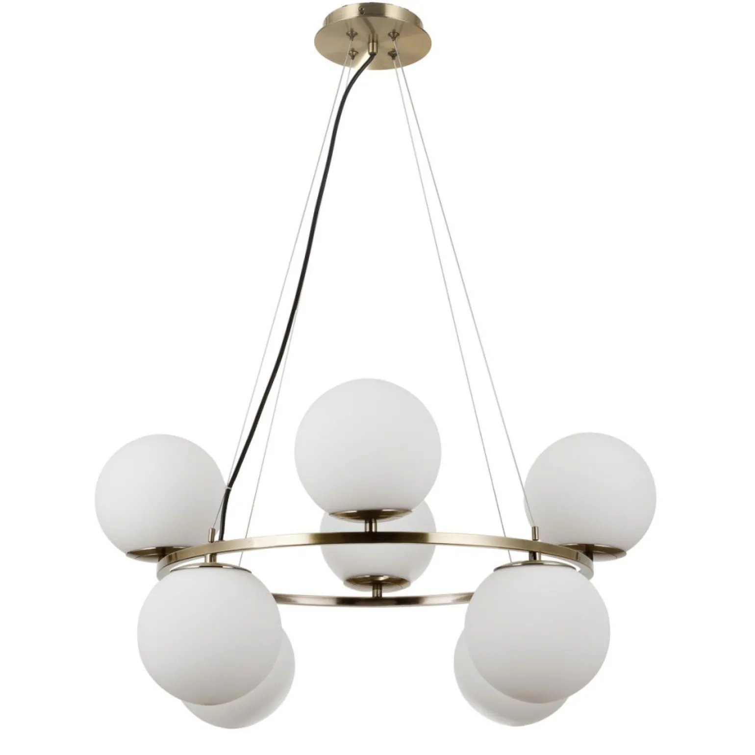 Online Duża lampa wisząca modern classic PND-33453-4-4-ABR z serii LAROSA Żyrandole Nowoczesne