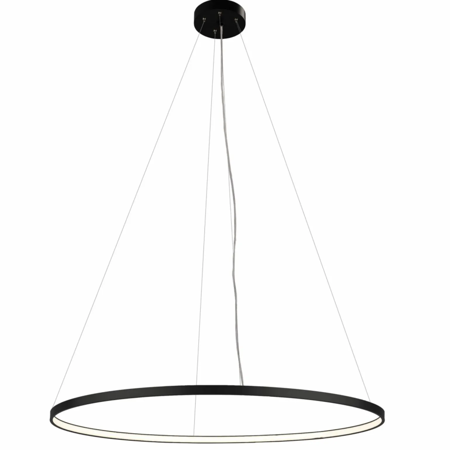 Sale Duże koło LED na zwisach⌀117cm 3000K ANT 5340 z serii AGA Żyrandole Nowoczesne