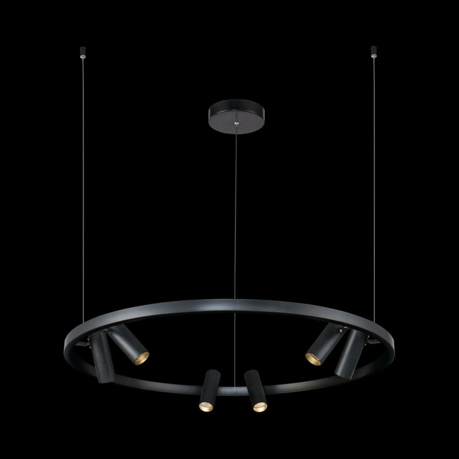 Flash Sale Duże koło z reflektorami LED MOD102PL-L42B SATELLITE | Kaja Żyrandole Nowoczesne