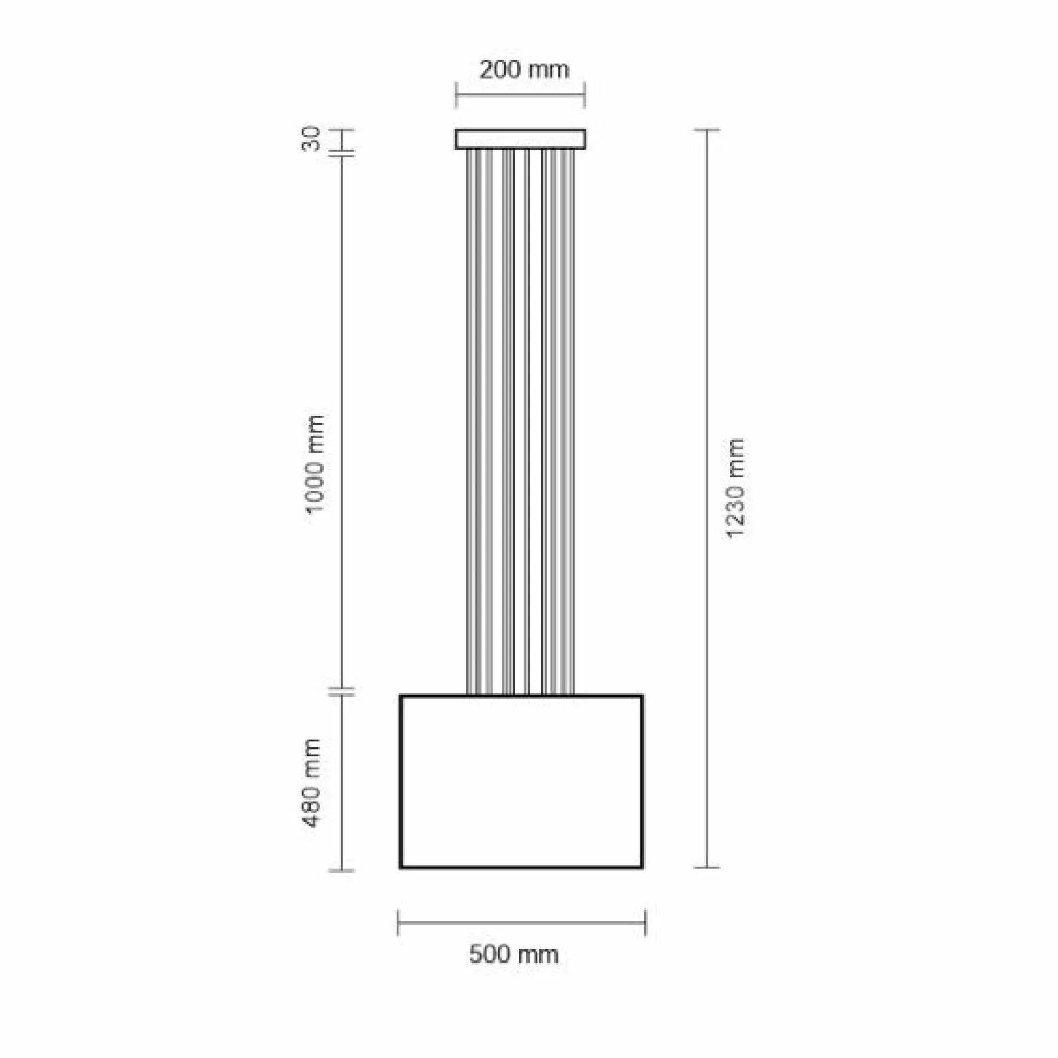 Sale Długa, abażurowa lampa wisząca - czarny 123cm ANT 9042 IHI | Kaja Żyrandole Nowoczesne