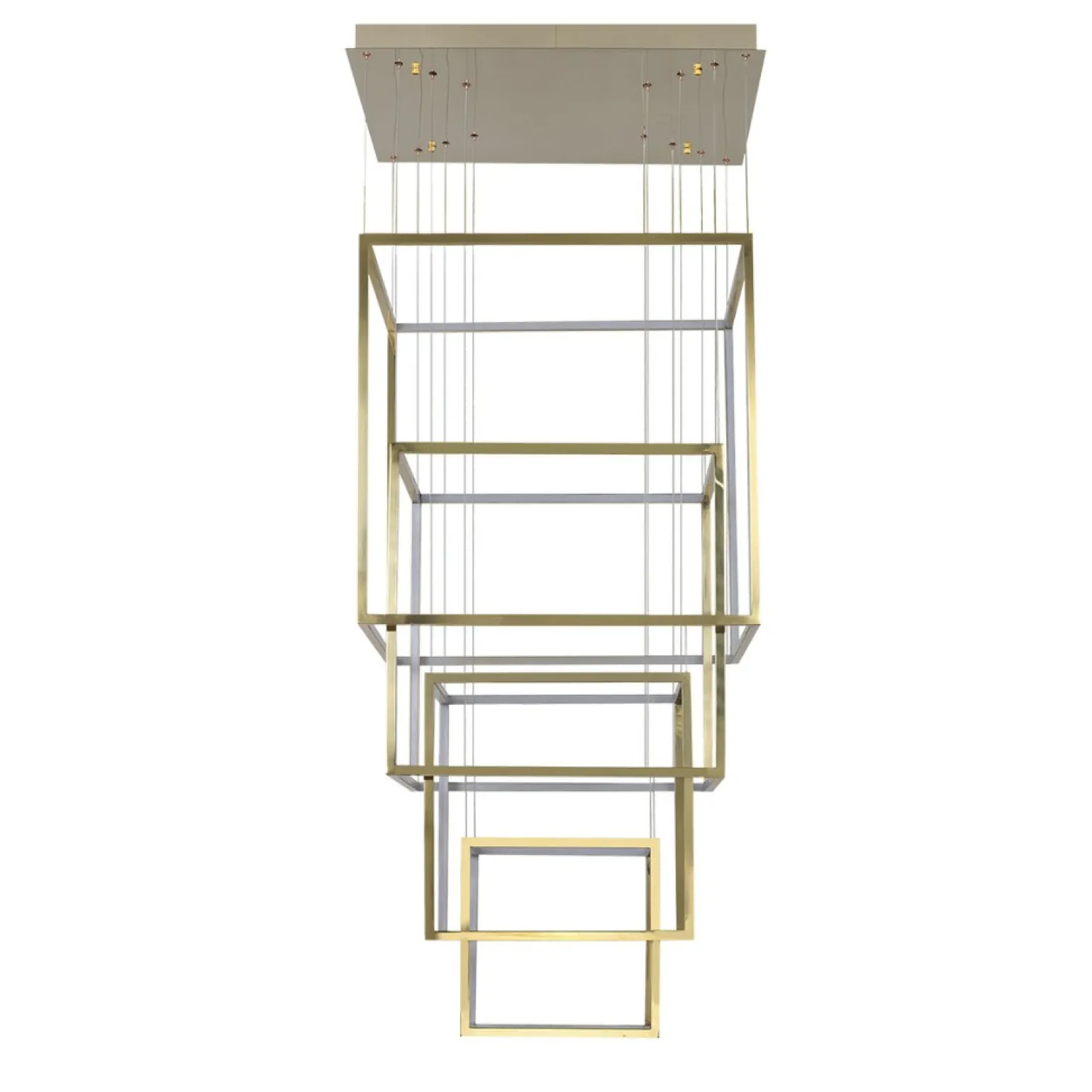 Flash Sale Długa lampa LED do wysokich pomieszczeń AZ3140 OPERA | Kaja Żyrandole Nowoczesne