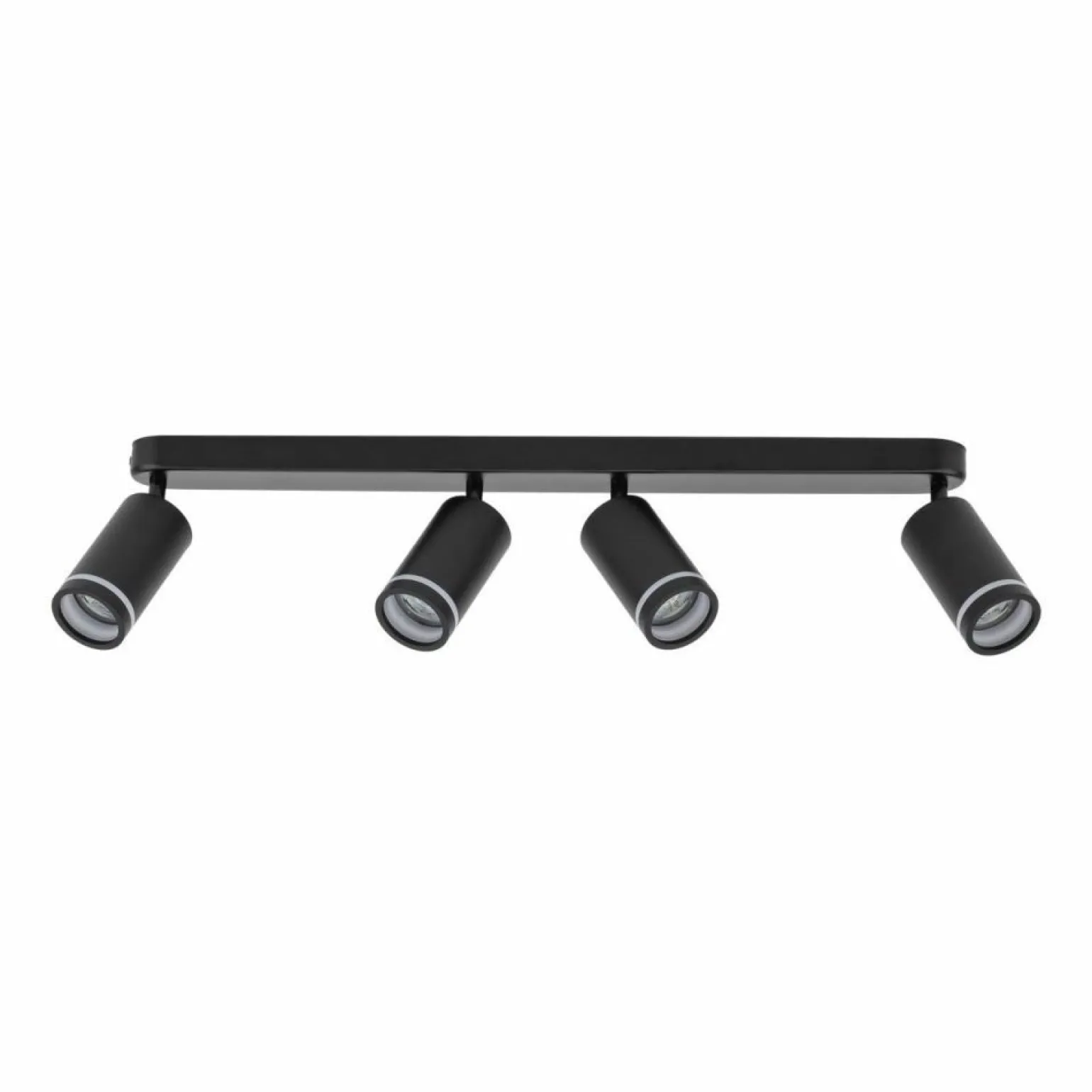 Sale Długa listwa natynkowa, ruchome spoty TK 6916 JET BLACK | Kaja Żyrandole Nowoczesne