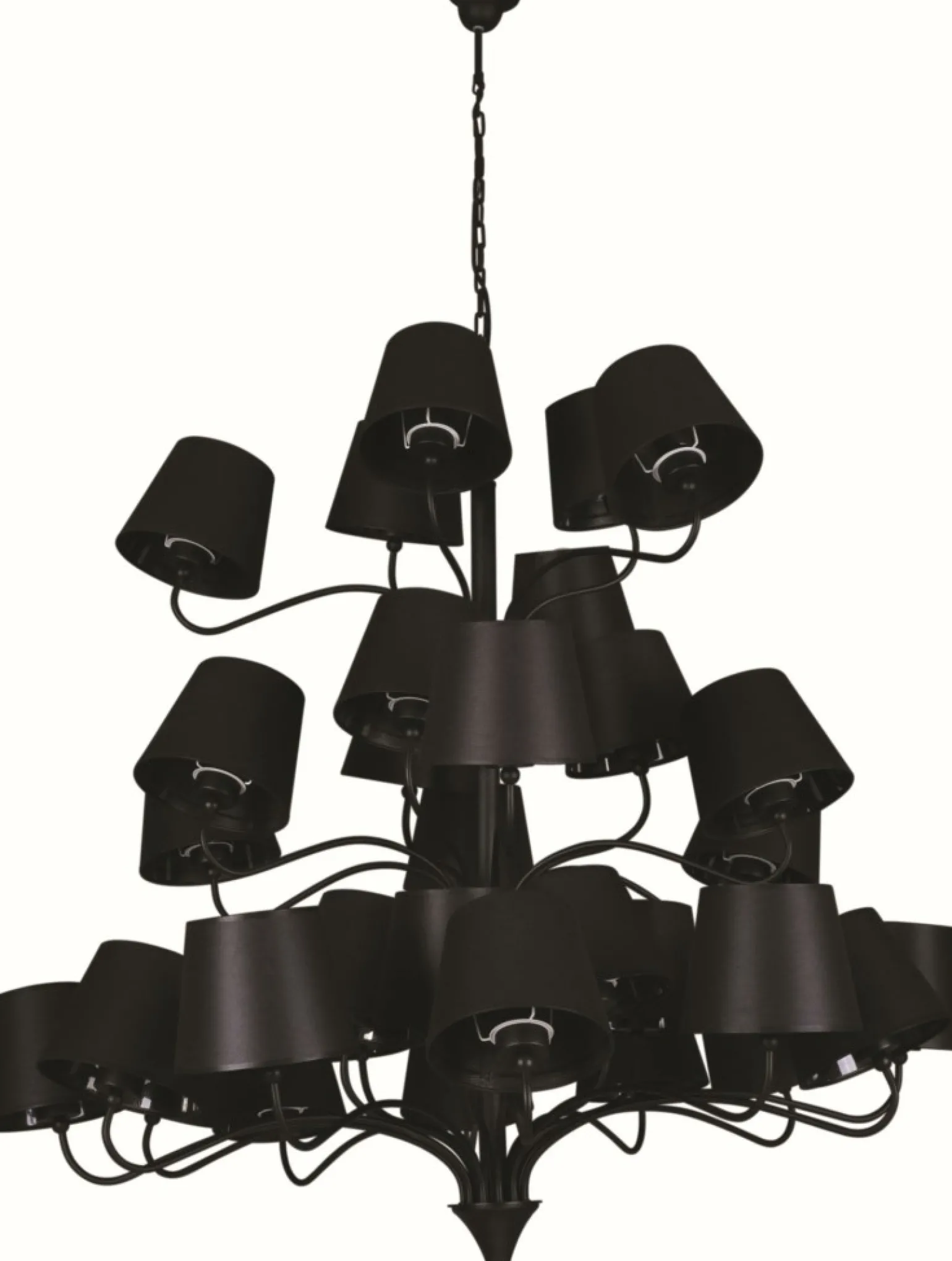 Best Sale Duży żyrandol KP-07 z serii SIENA BLACK Żyrandole Nowoczesne