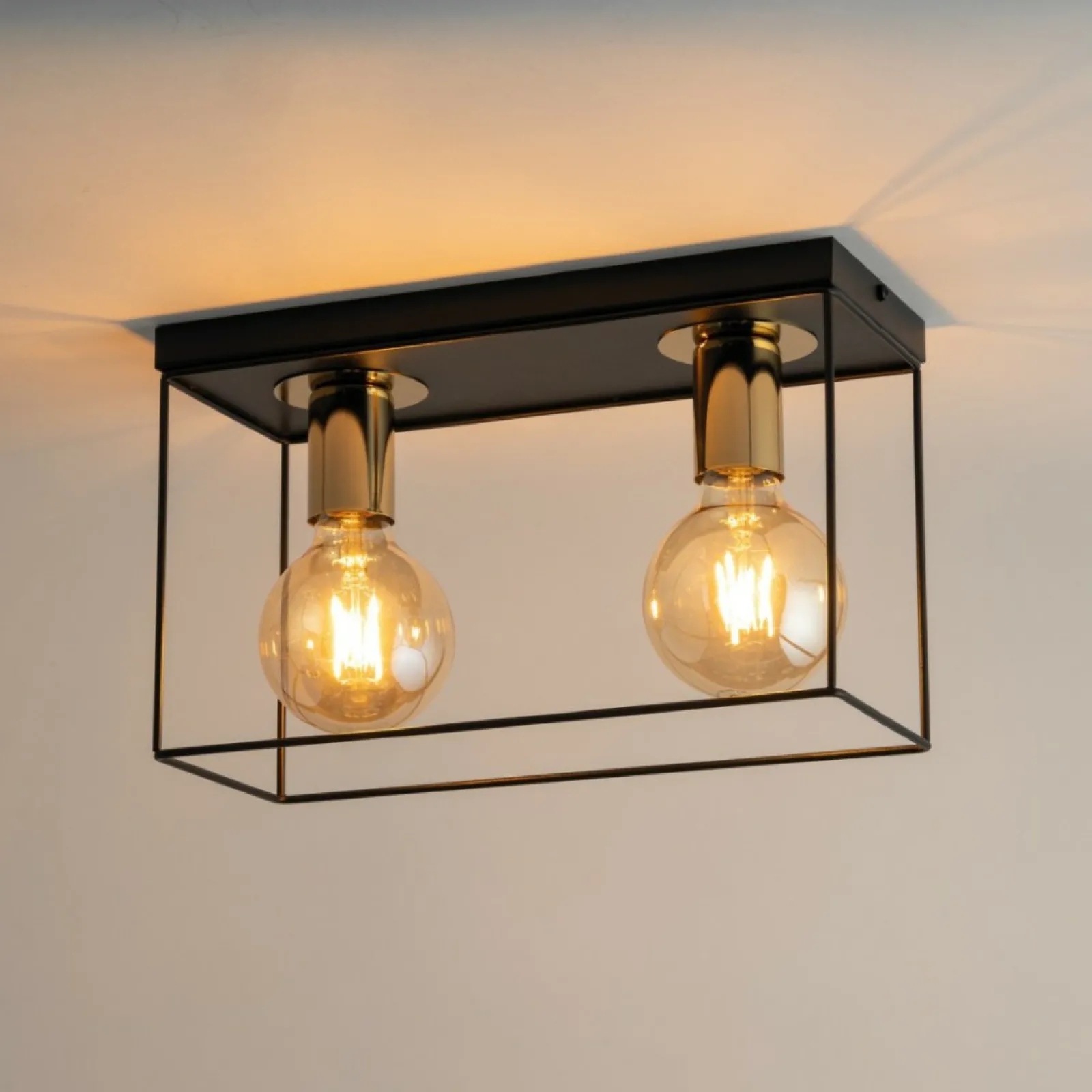 Sklep Kaja Dwupunktowa lampa sufitowa do korytarza SIG 40703 VOX | Kaja* Plafony Nowoczesne