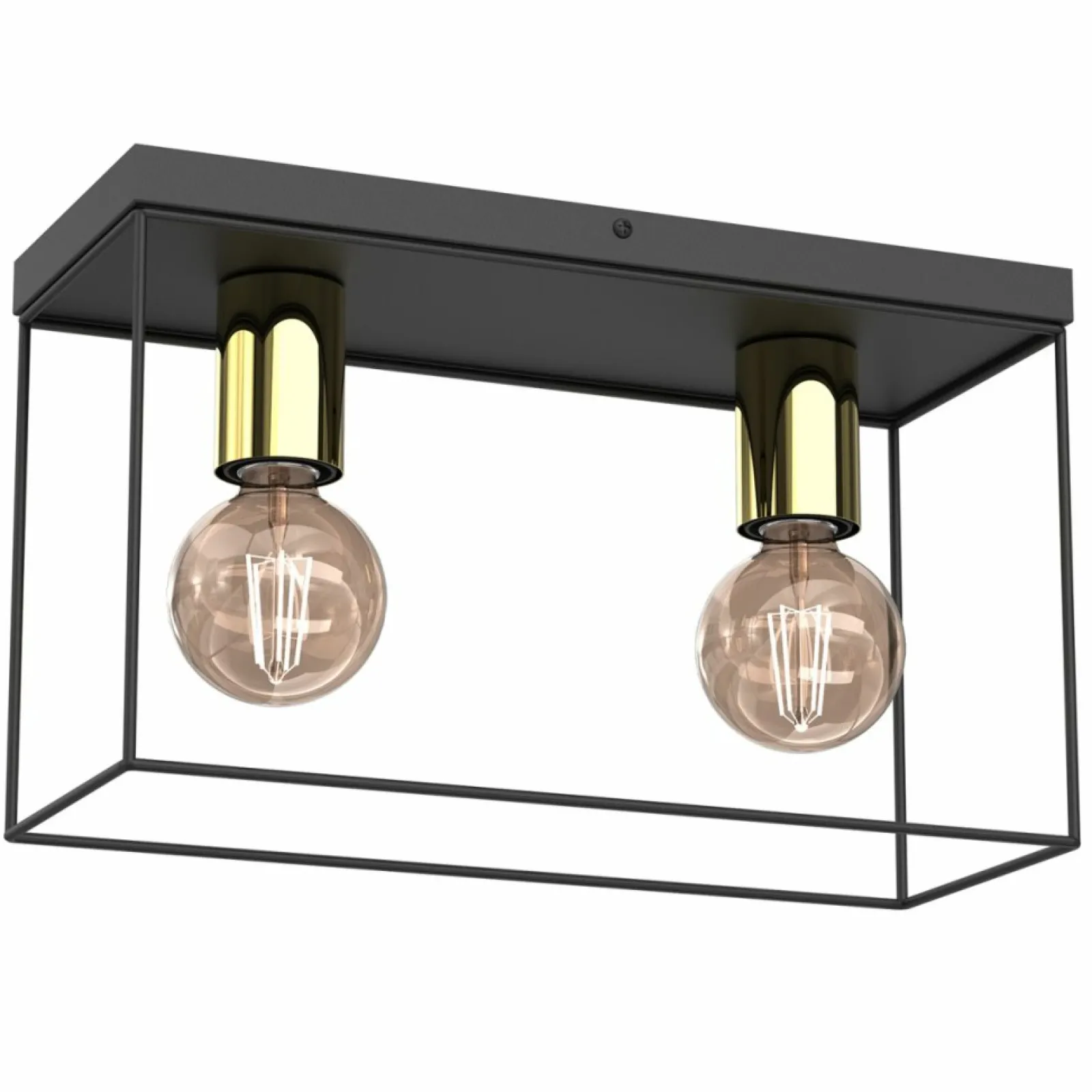 Sklep Kaja Dwupunktowa lampa sufitowa, druciany box LX 8110 HOMEN | Kaja* Plafony Nowoczesne