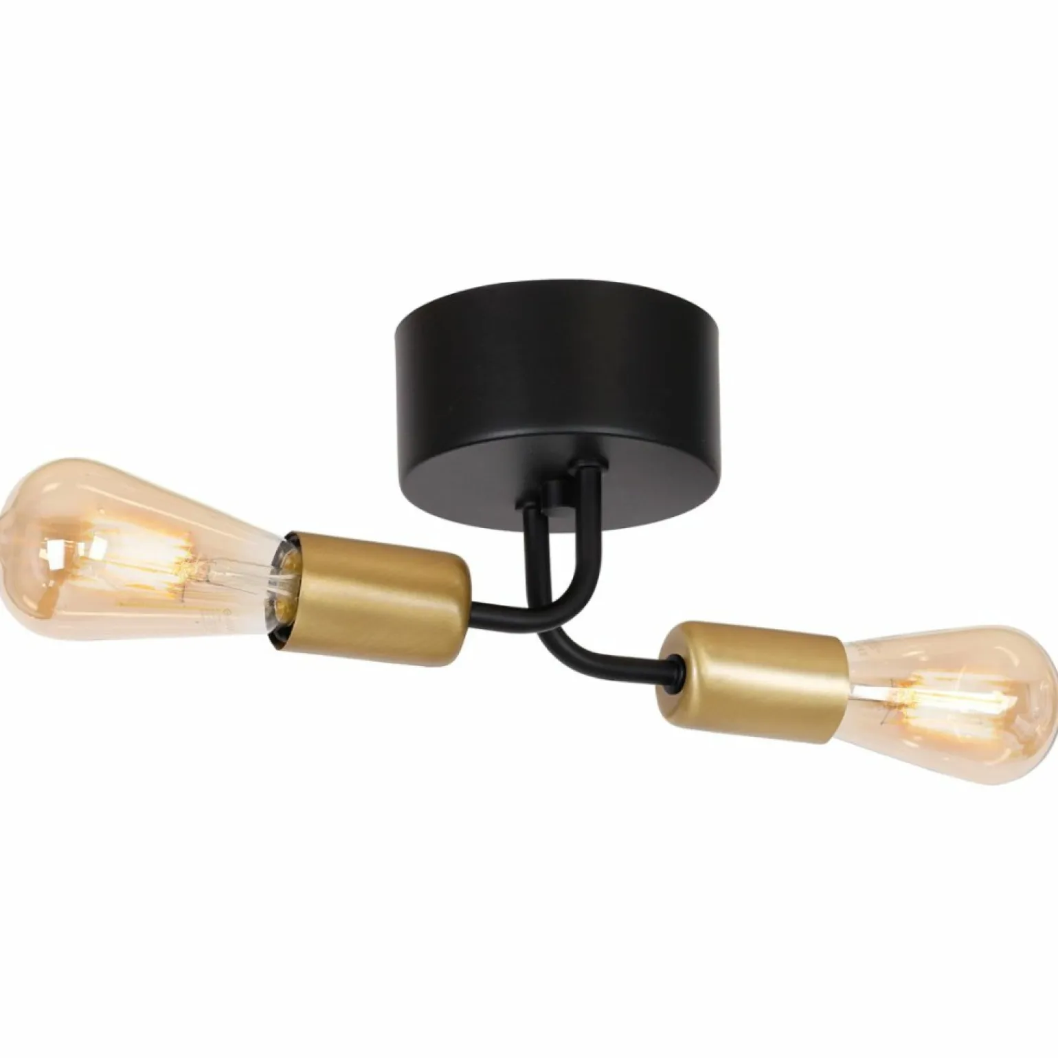 Best Dwupunktowa, minimalistyczna lampa sufitowa LX 1060 BRENDA | Kaja Żyrandole Nowoczesne