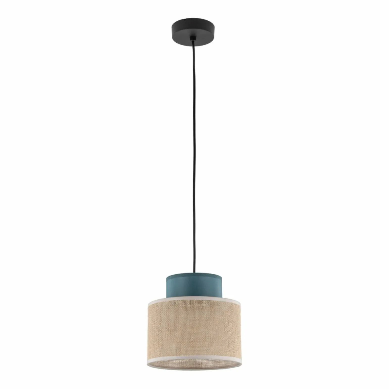 Outlet Dziecięca lampa wisząca w stylu boho TK 3257 DUO JUTA | Kaja Żyrandole Nowoczesne