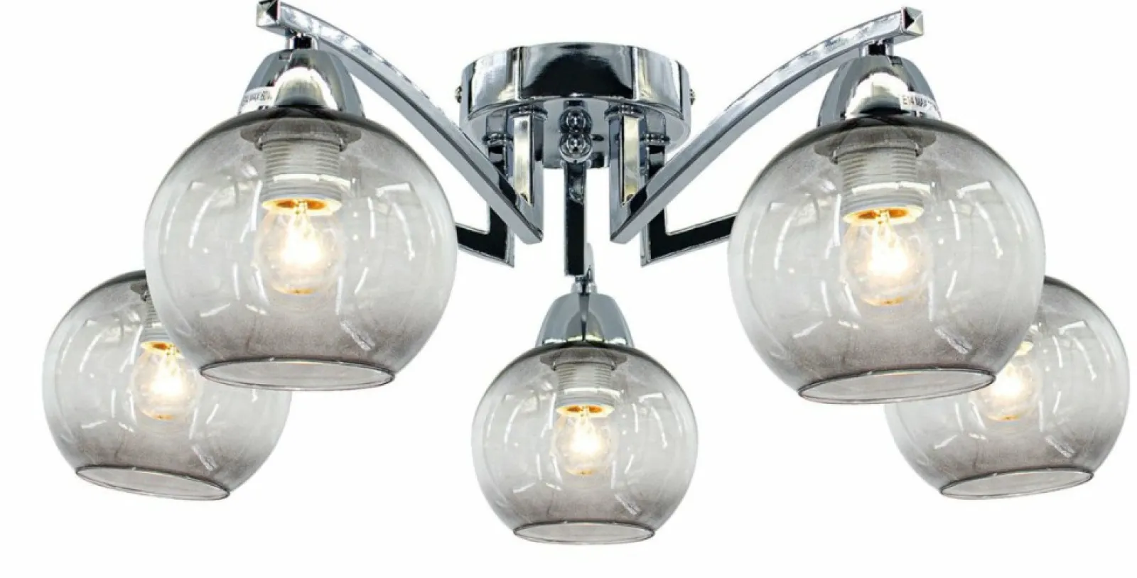 Sklep Kaja Efektowna lampa sufitowa z pięcioma żarówkami 1986/5 8C | Kaja* Randole Tradycyjne