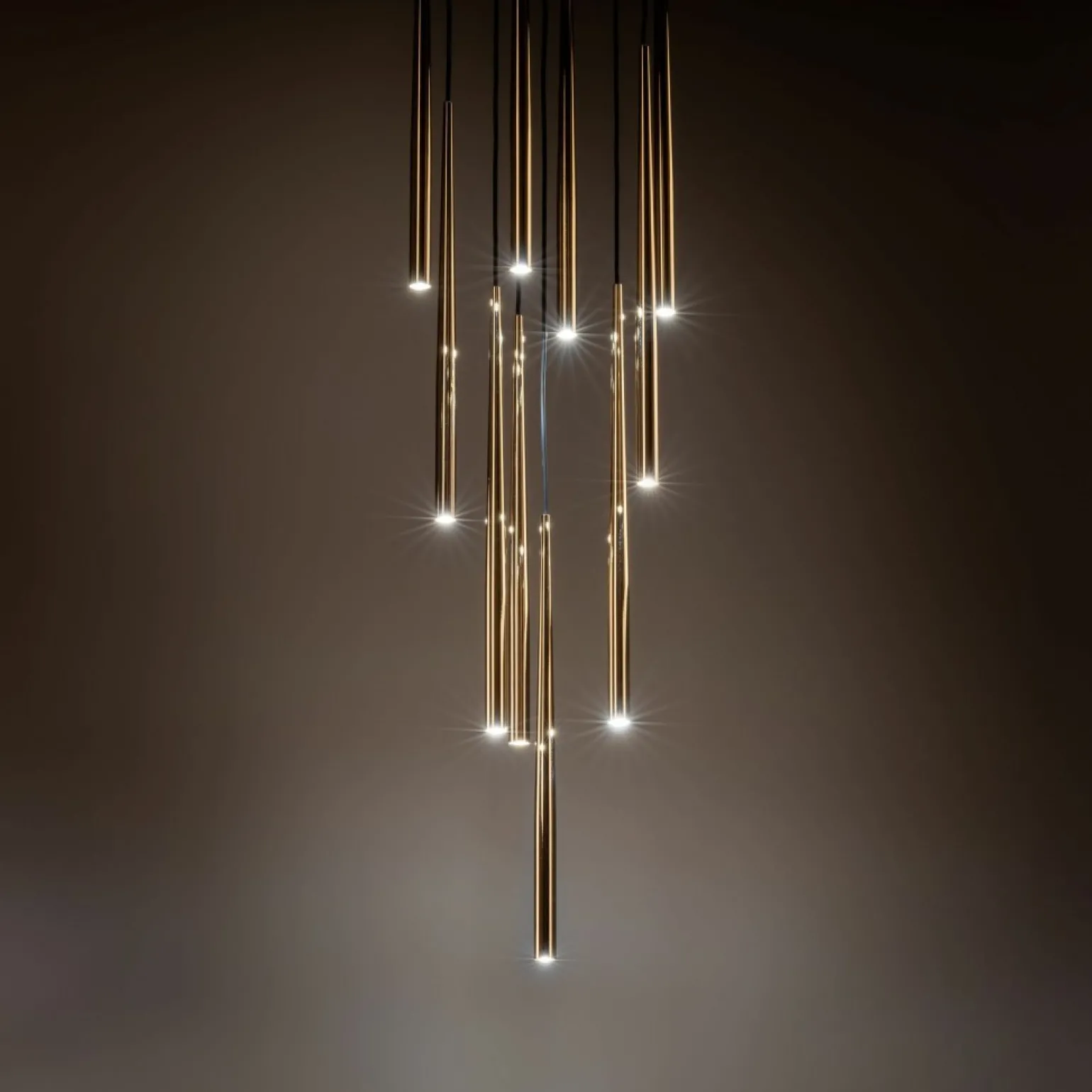 Flash Sale Efektowna lampa wisząca na antresolę TK 10118 PIANO BLACK GOLD | Kaja Żyrandole Nowoczesne