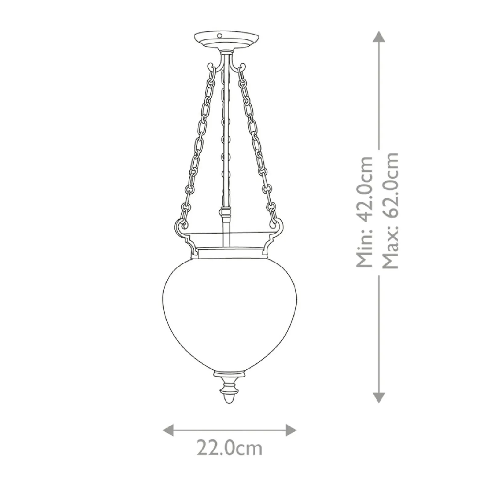 Sklep Kaja Efektowna lampa wisząca, srebrna FP-P-S-POL-NCKL z serii FINSBURY PARK* Randole Tradycyjne