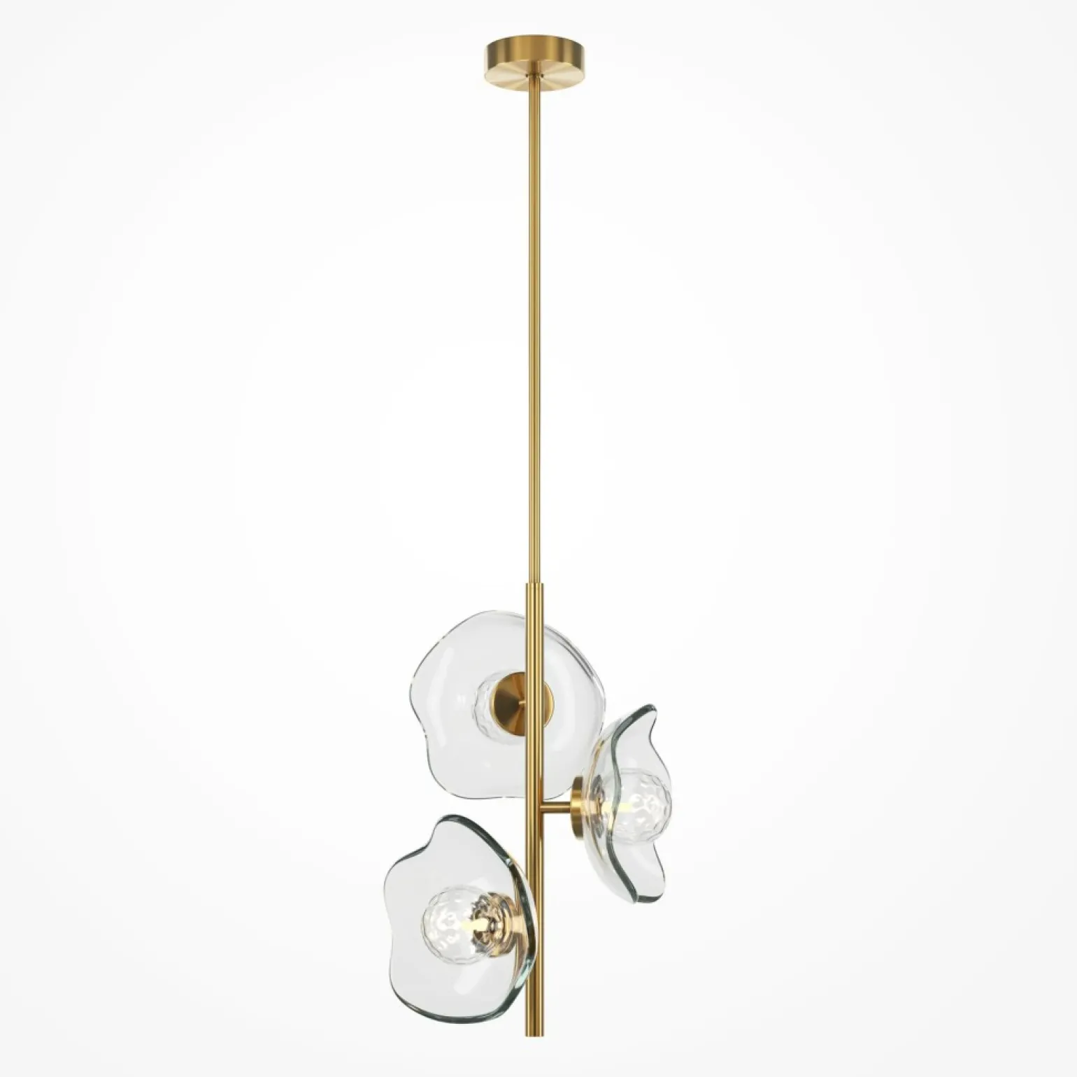 Fashion Efektowna lampa wisząca w kolorze złota MOD207PL-03BS z serii MIRACLE Żyrandole Nowoczesne