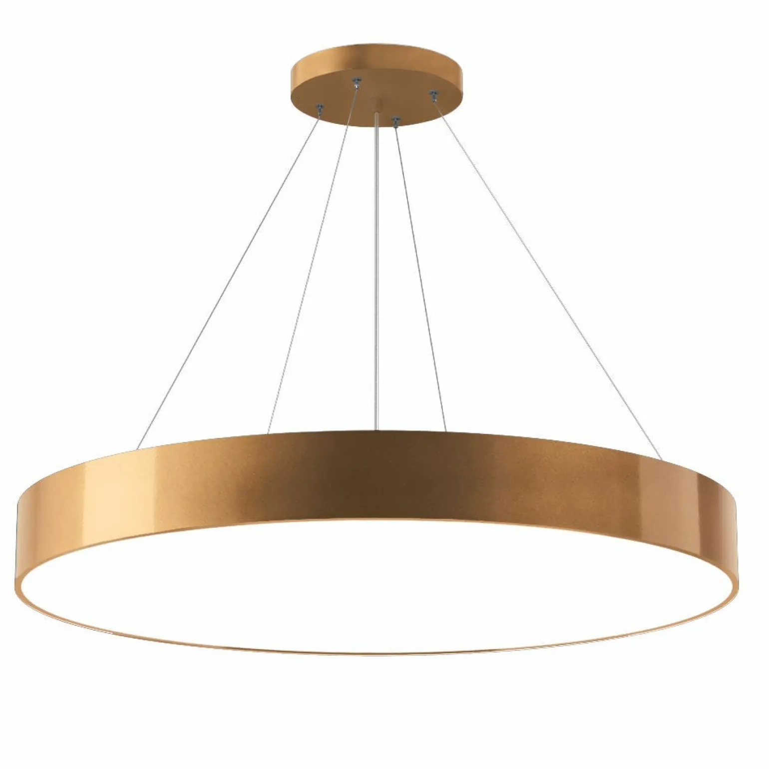 New Efektowna, złota lampa wisząca ⌀80cm ANT 5094 SENGO | Kaja Oświetlenie Żyrandole Nowoczesne