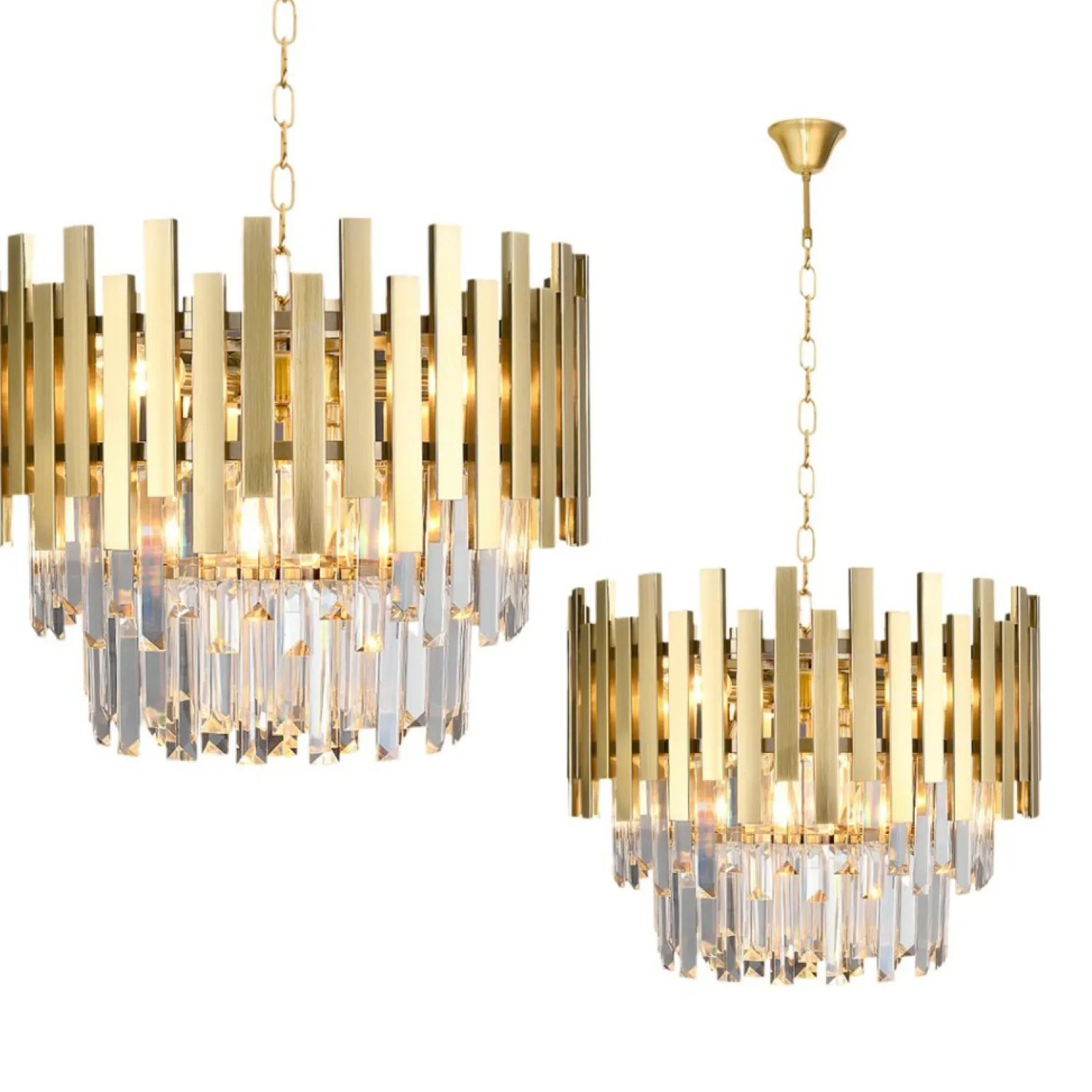 Outlet Efektowny żyrandol w stylu glamour ML5999 ASPEN | Kaja Oświetlenie Żyrandole Nowoczesne