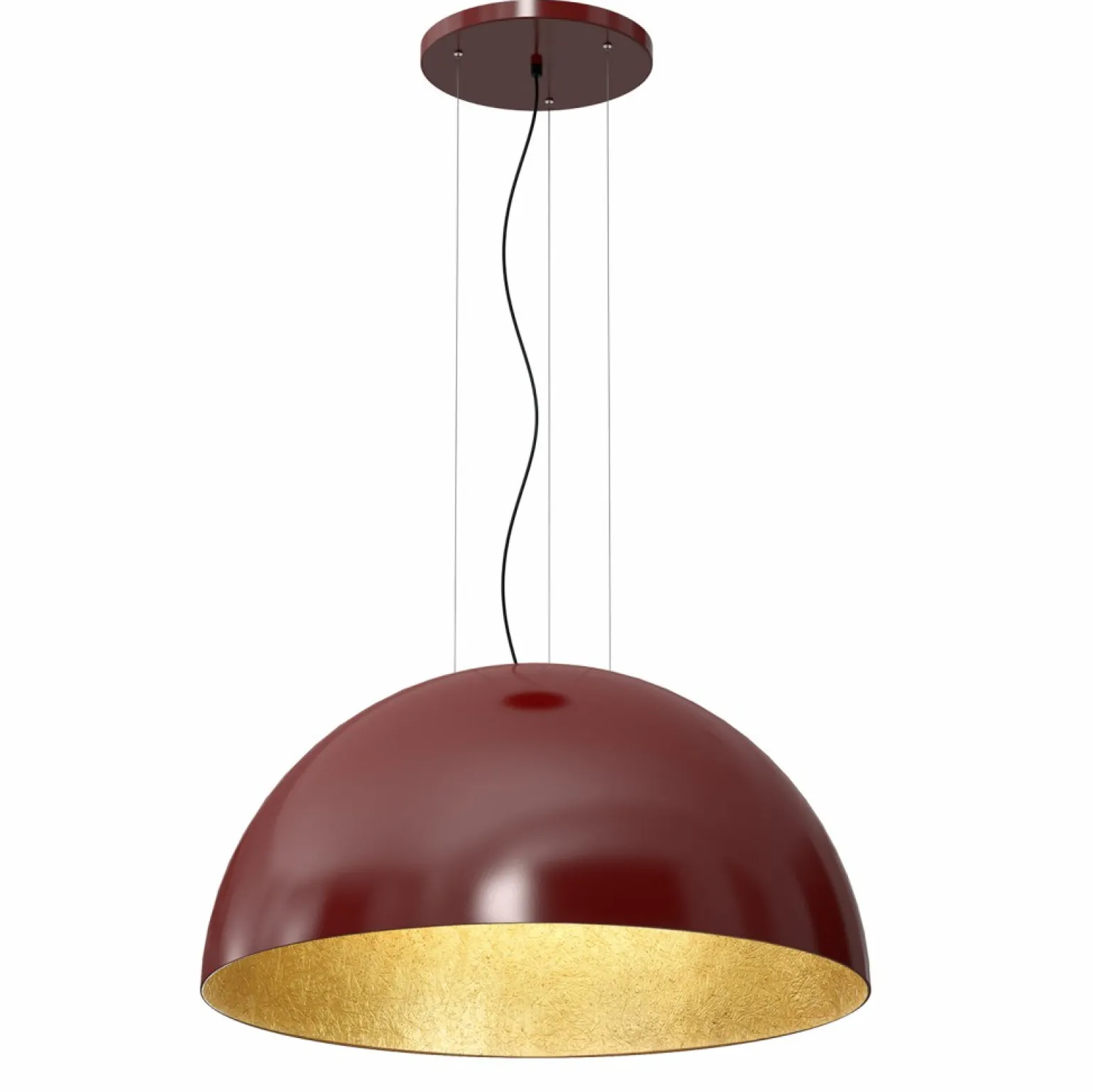 Flash Sale Ekstrawagancka, burgundowa lampa wisząca LX 1693 z serii COMPO | Kaja Żyrandole Nowoczesne
