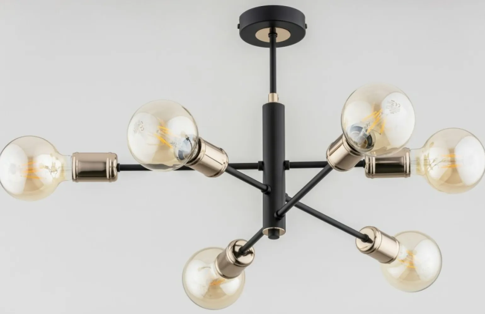 Outlet Ekstrawagancka lampa sufitowa do loftowych wnętrz AL 63033 | Kaja Żyrandole Nowoczesne