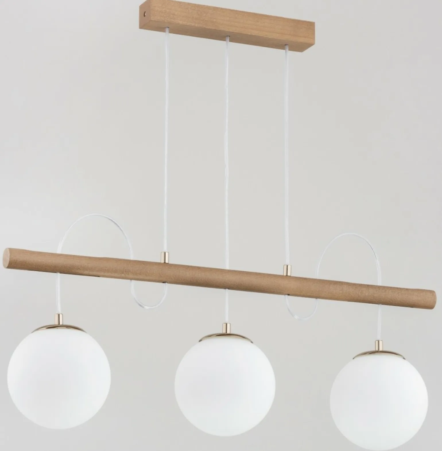 Fashion Elegancka drewniana lampa wisząca w stylu boho AL 62216 | Kaja Żyrandole Nowoczesne