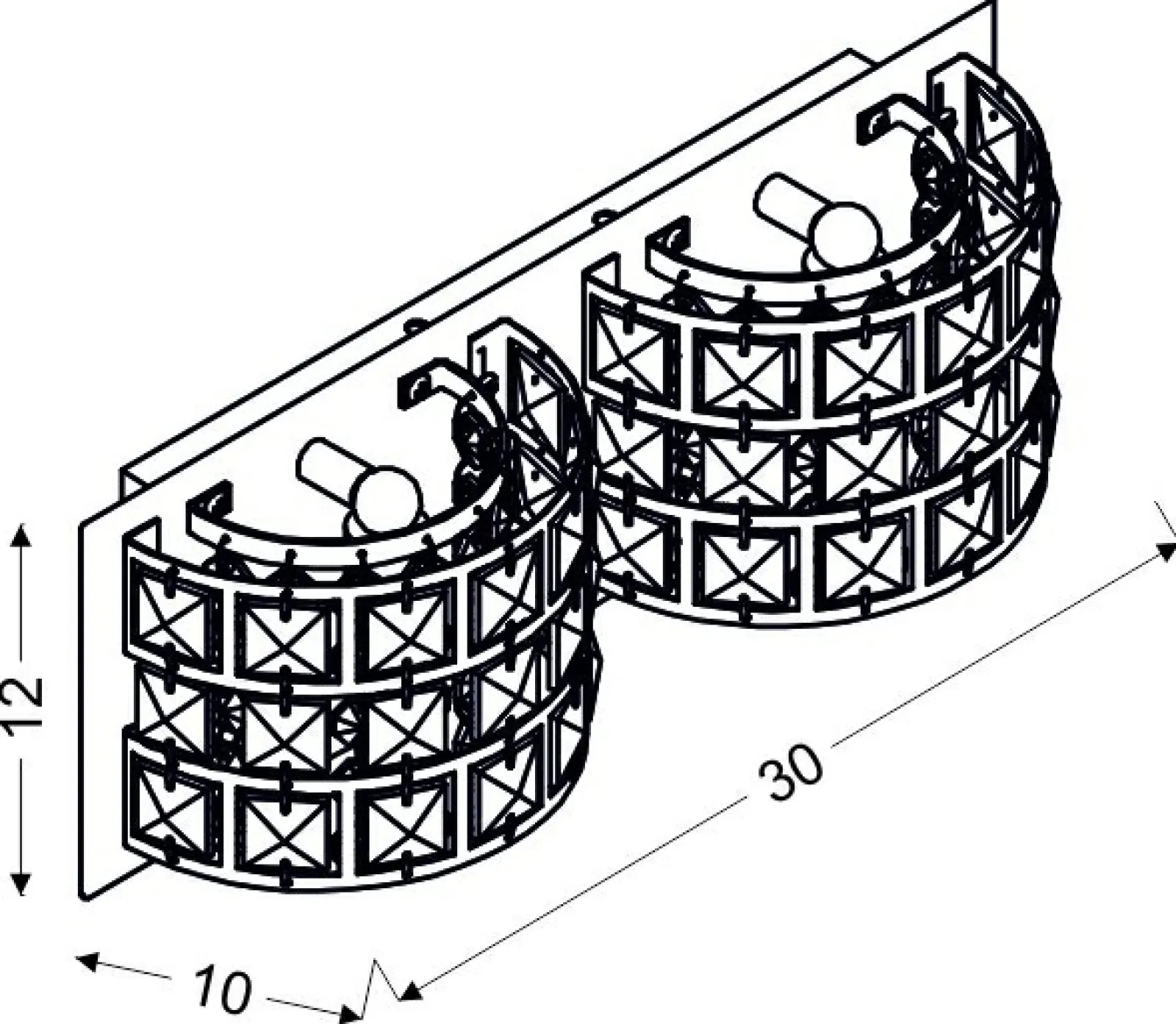 Sklep Kaja Elegancka lampa ścienna do sypialni 22-87235 SATURN | Kaja Oświetlenie* Kinkiety Tradycyjne