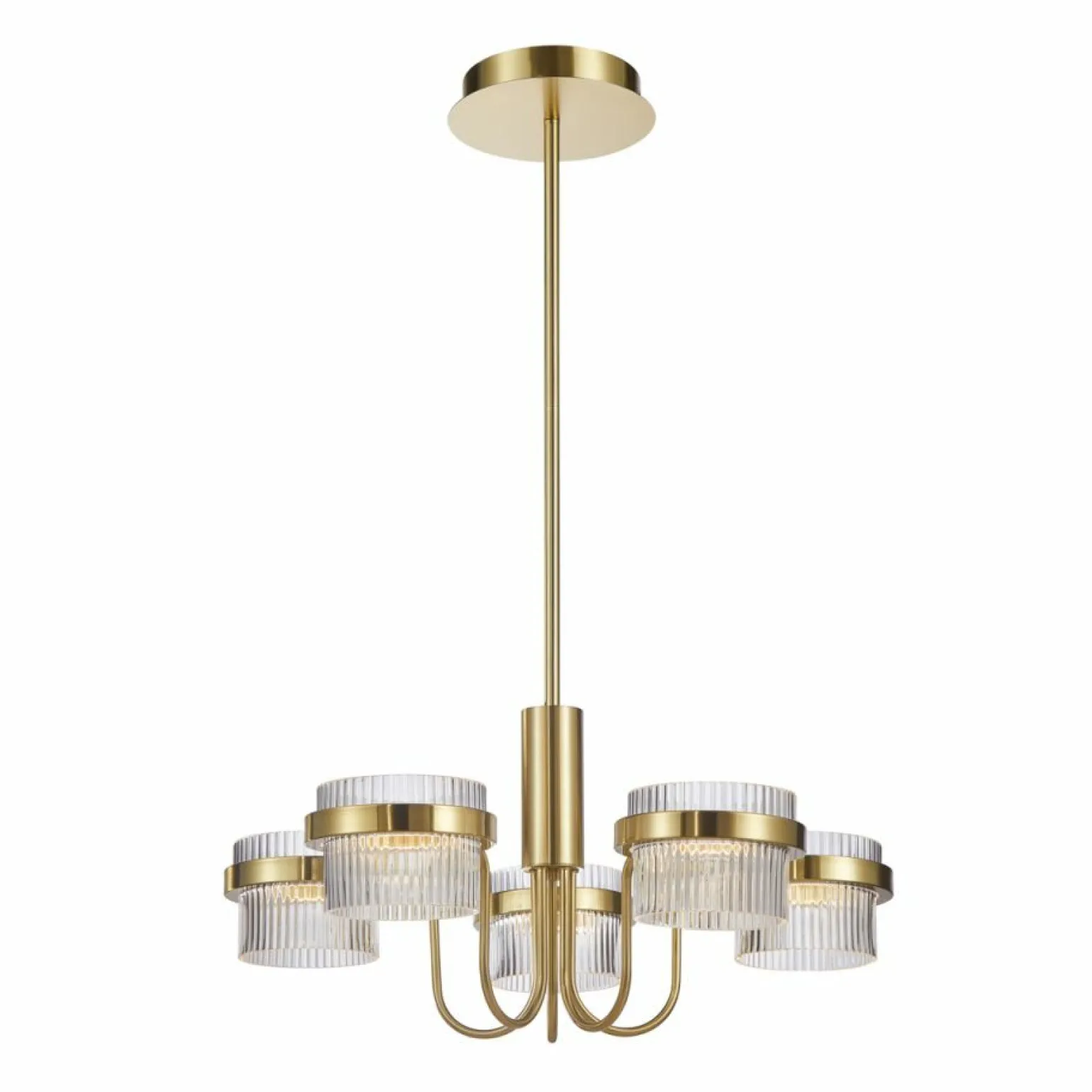 Cheap Elegancka lampa sufitowa do salonu PND-77362-5-40W-GD TIARA | Kaja Żyrandole Nowoczesne