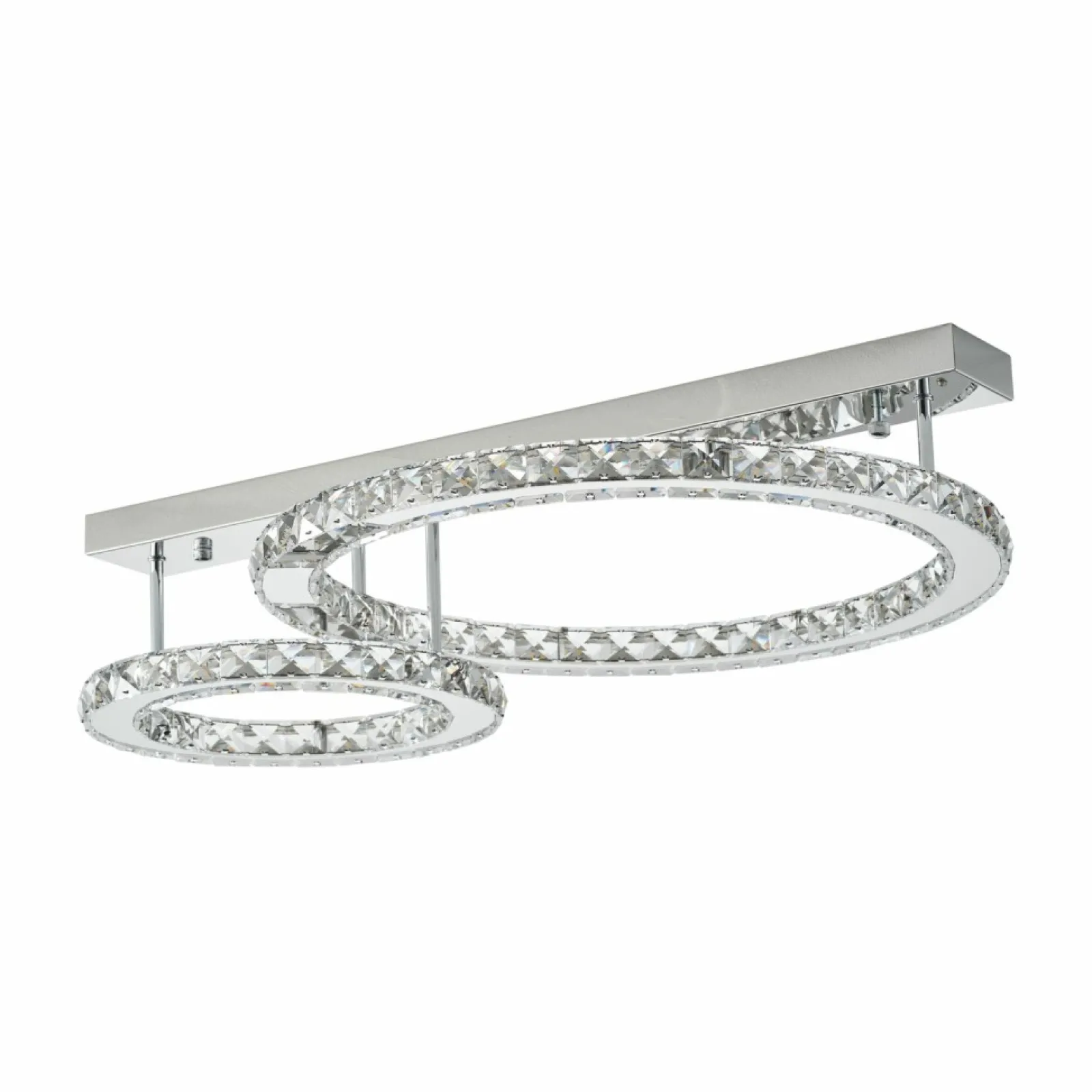 Sklep Kaja Elegancka lampa sufitowa, dwa koła MX3713-2-3CT GIRONA | Kaja* Plafony Nowoczesne | Lampy Led