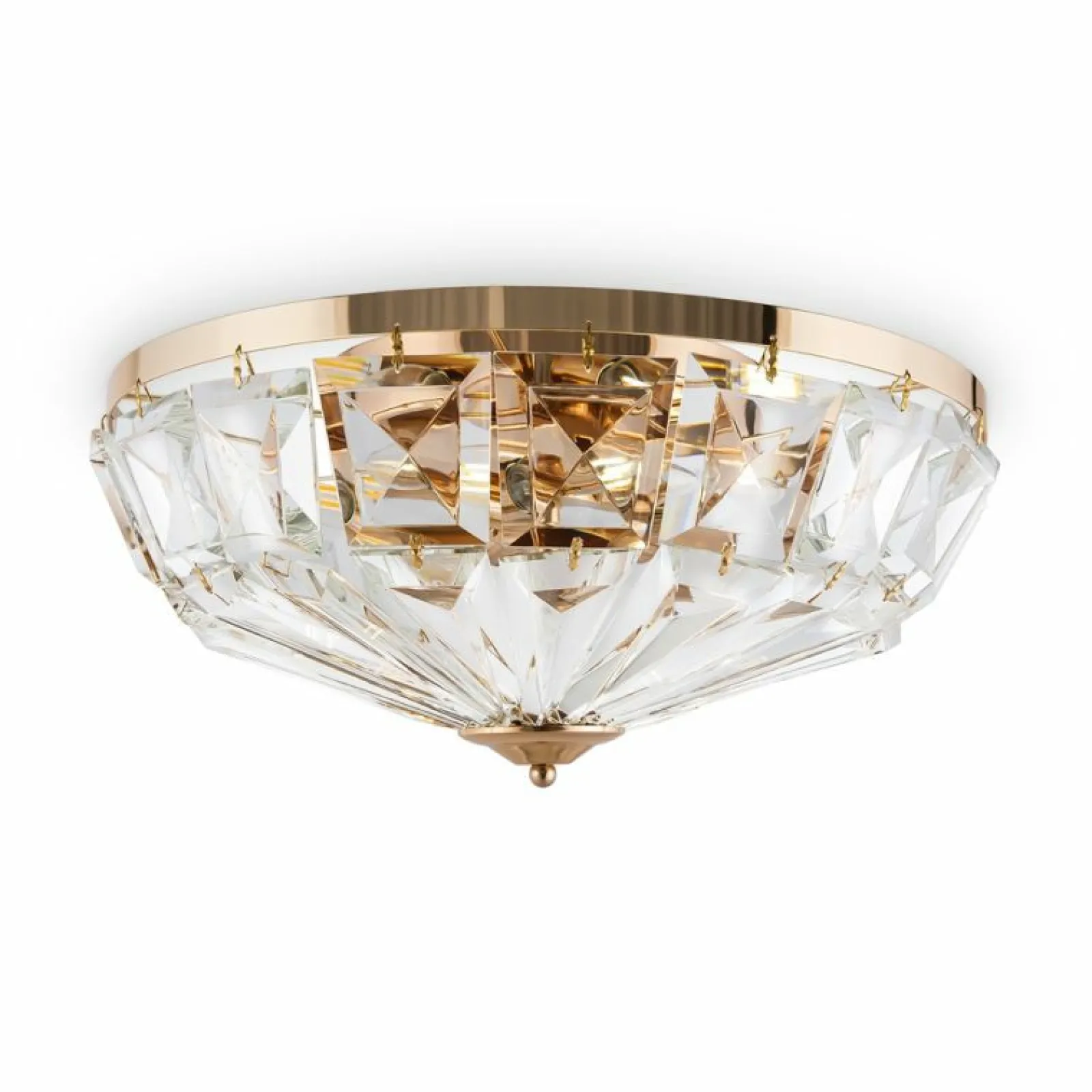 Sklep Kaja Elegancka lampa sufitowa glamour ⌀48,5cm MOD094CL-06G z serii FACET* Plafony Nowoczesne
