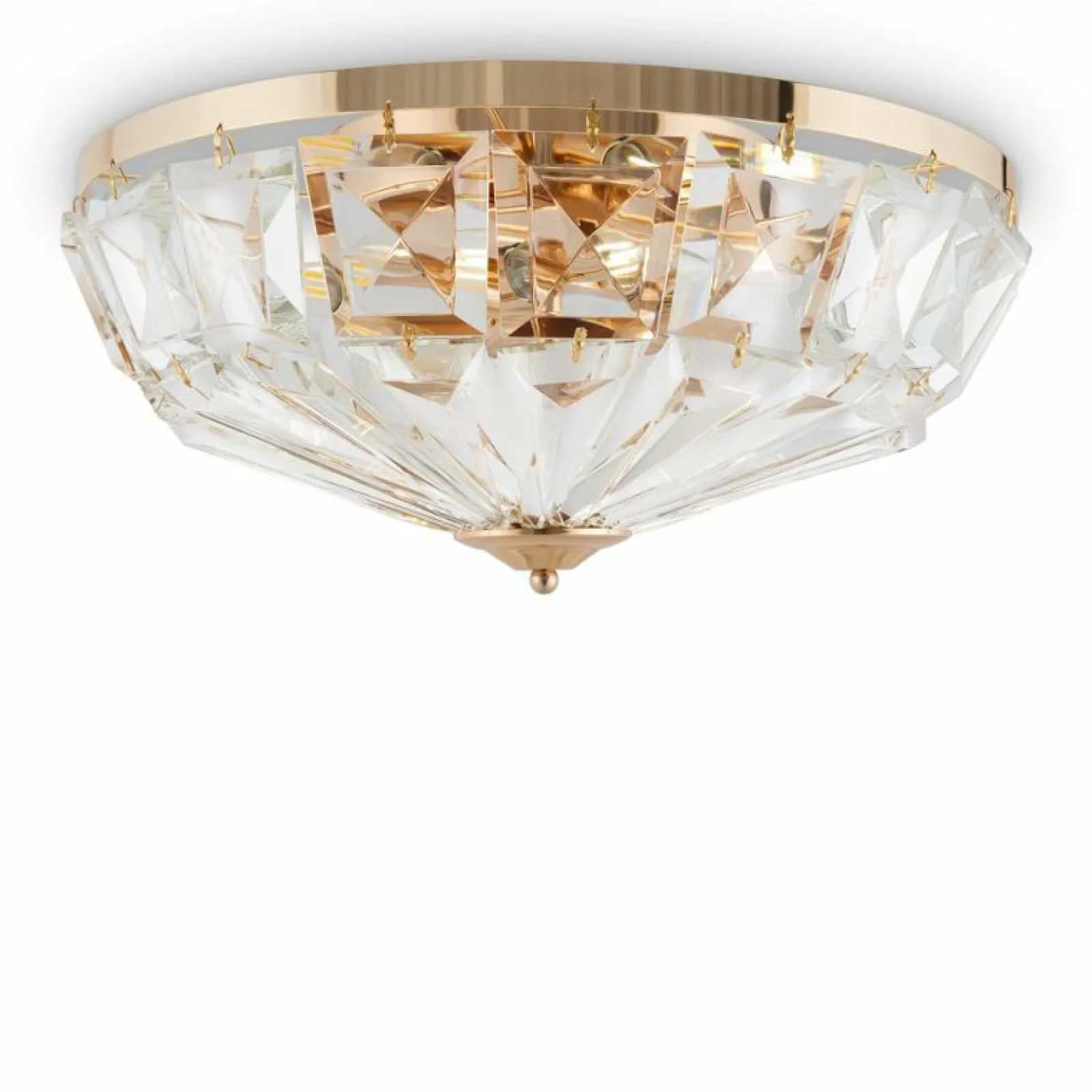 Sklep Kaja Elegancka lampa sufitowa glamour ⌀48,5cm MOD094CL-06G z serii FACET* Plafony Nowoczesne