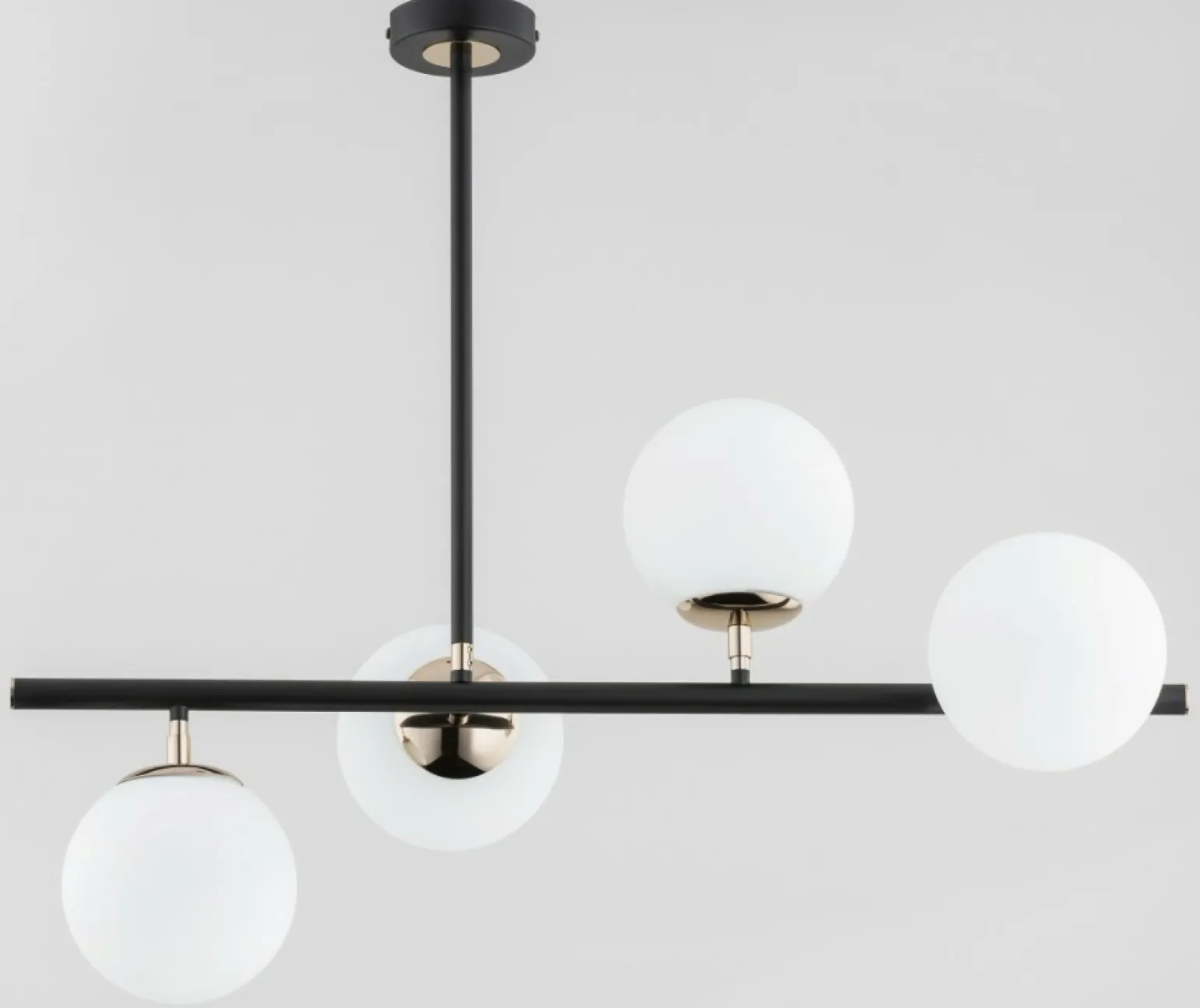 Outlet Elegancka lampa sufitowa w czerni i złocie AL 63092 | Kaja Żyrandole Nowoczesne