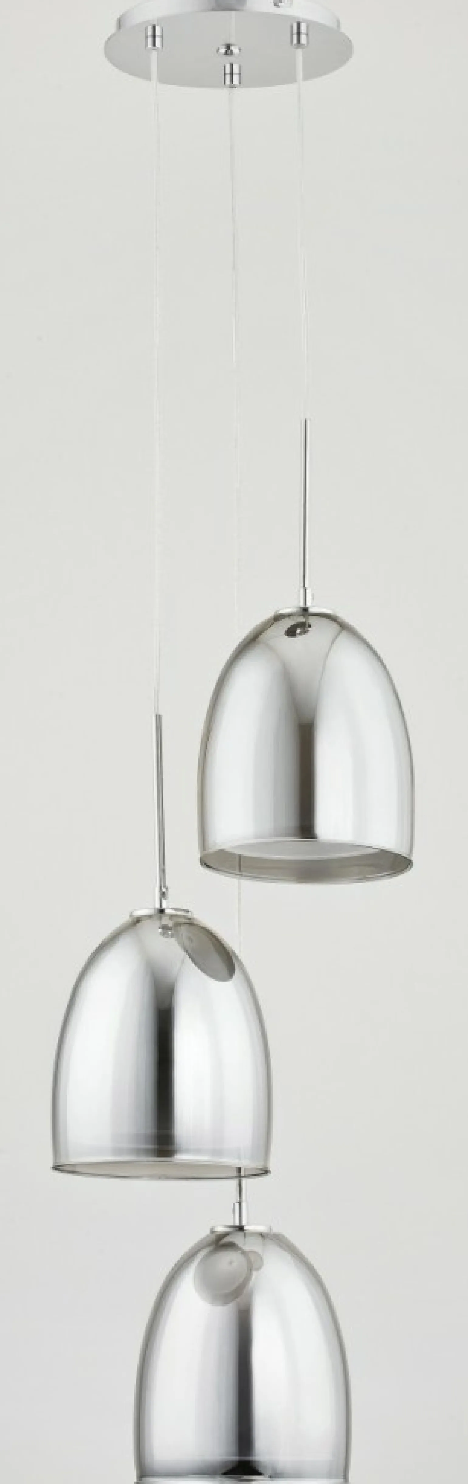Cheap Elegancka lampa wisząca w chromie, 3 żarówki AL 60143 | Kaja Żyrandole Nowoczesne