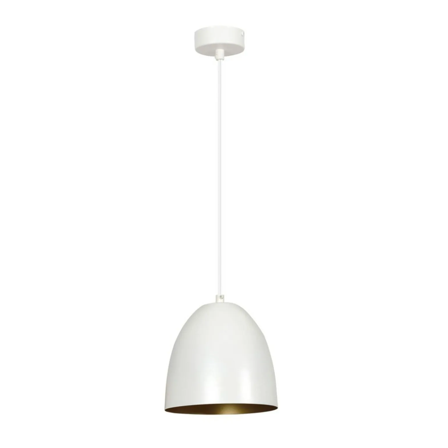 Shop Elegancka lampa wisząca w kolorze białym 411/1 | Kaja Oświetlenie Żyrandole Nowoczesne