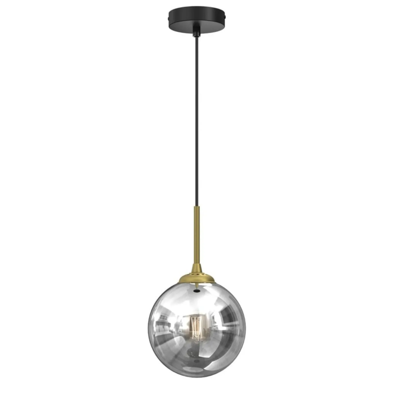 Best Sale Elegancka lampa wisząca z lustrzanym kloszem MLP8413 z serii REFLEX | Kaja Oświe Żyrandole Nowoczesne