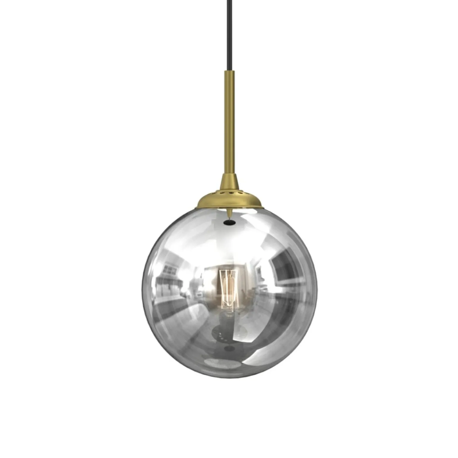 Best Sale Elegancka lampa wisząca z lustrzanym kloszem MLP8413 z serii REFLEX | Kaja Oświe Żyrandole Nowoczesne