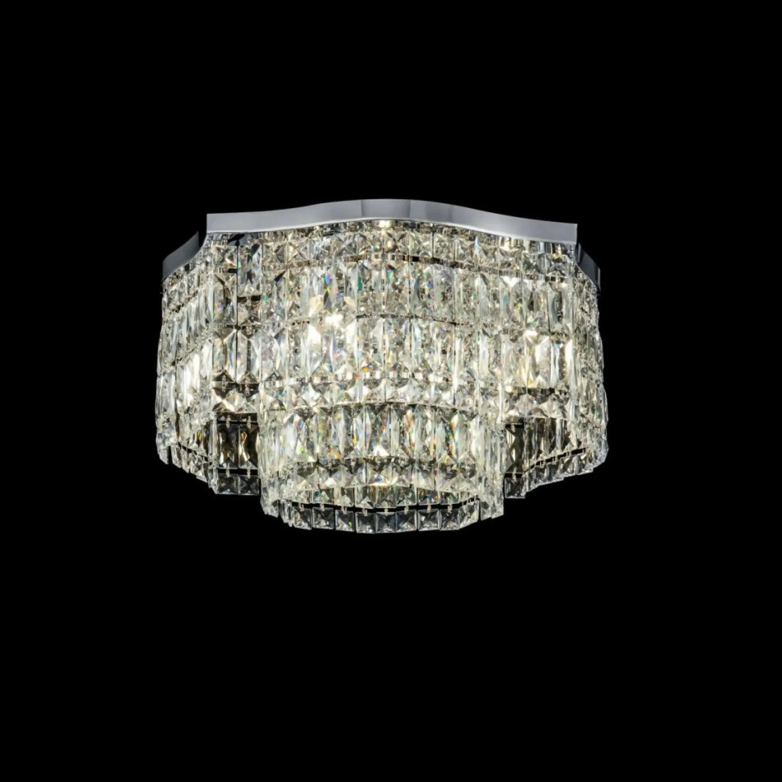 Sklep Kaja Elegancka lampa z kryształami DIA005CL-06CH DUNE | Kaja Oświetlenie* Plafony Nowoczesne