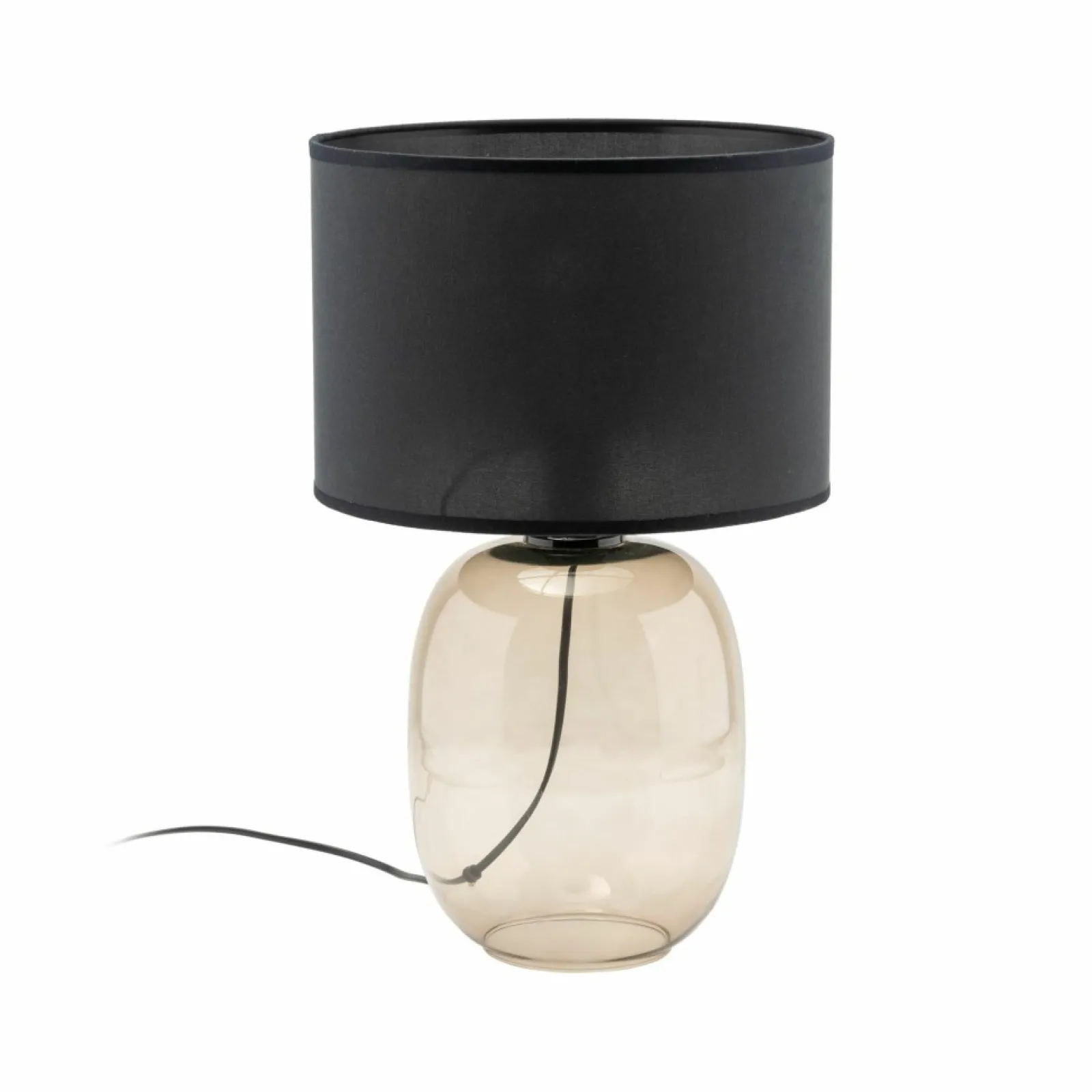 Sklep Kaja Elegancka lampka na szafkę w sypialni TK 5988 MELODY TOPAZ | Kaja* Lampki Stołowe Z Abażurem | Tradycyjne Lampki Stołowe