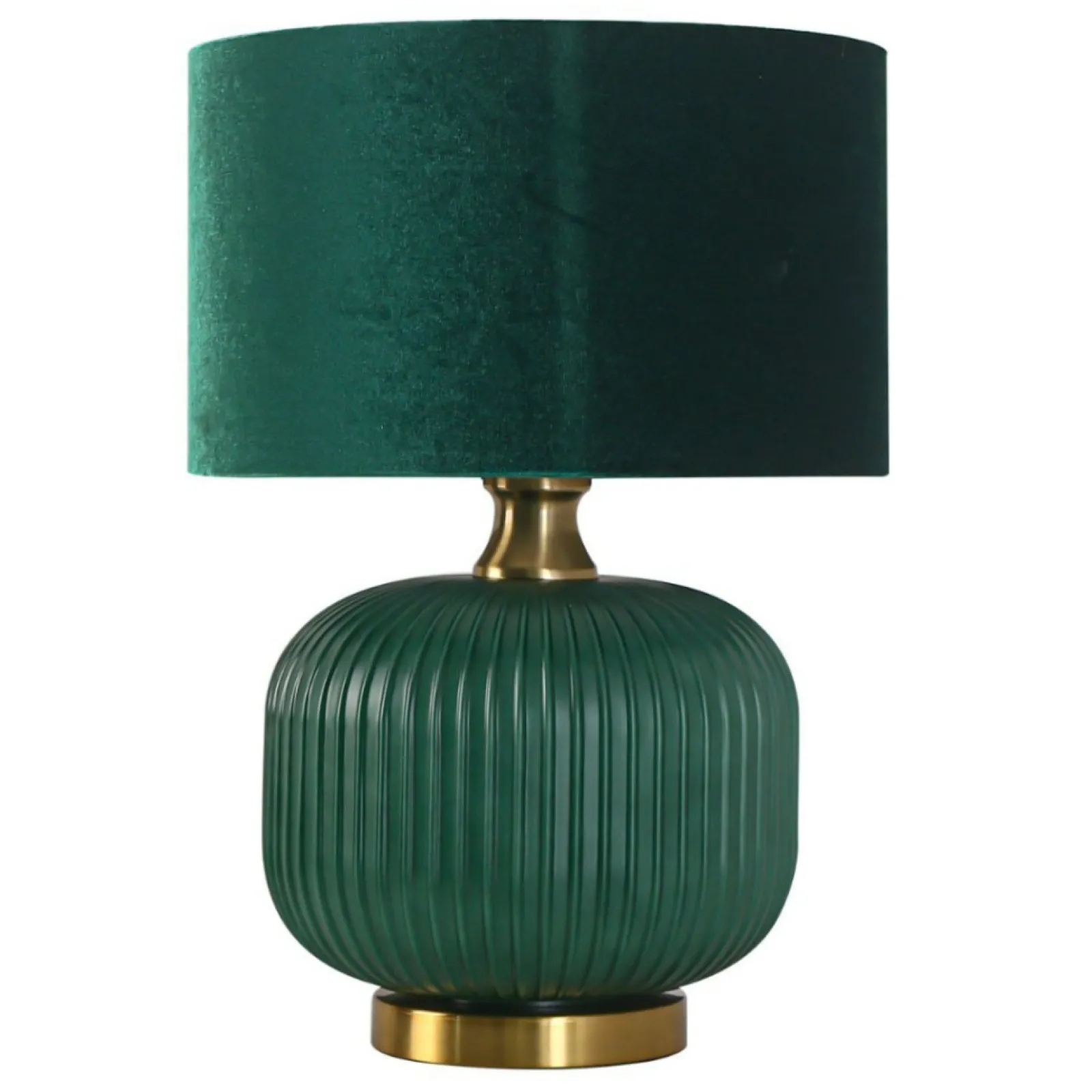 Sklep Kaja Elegancka lampka stołowa LP-1515/1T SMALL GREEN TAMIZA | Kaja* Lampki Stołowe Z Abażurem | Nowoczesne Lampki Stołowe