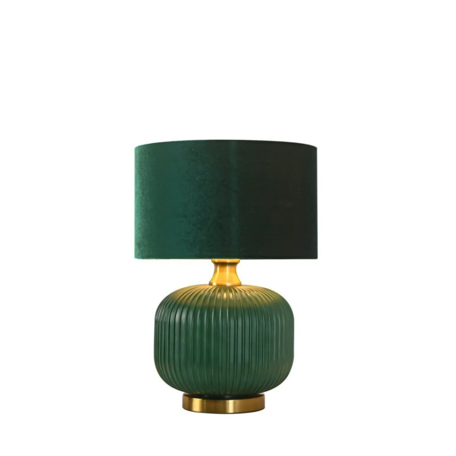 Sklep Kaja Elegancka lampka stołowa LP-1515/1T SMALL GREEN TAMIZA | Kaja* Lampki Stołowe Z Abażurem | Nowoczesne Lampki Stołowe