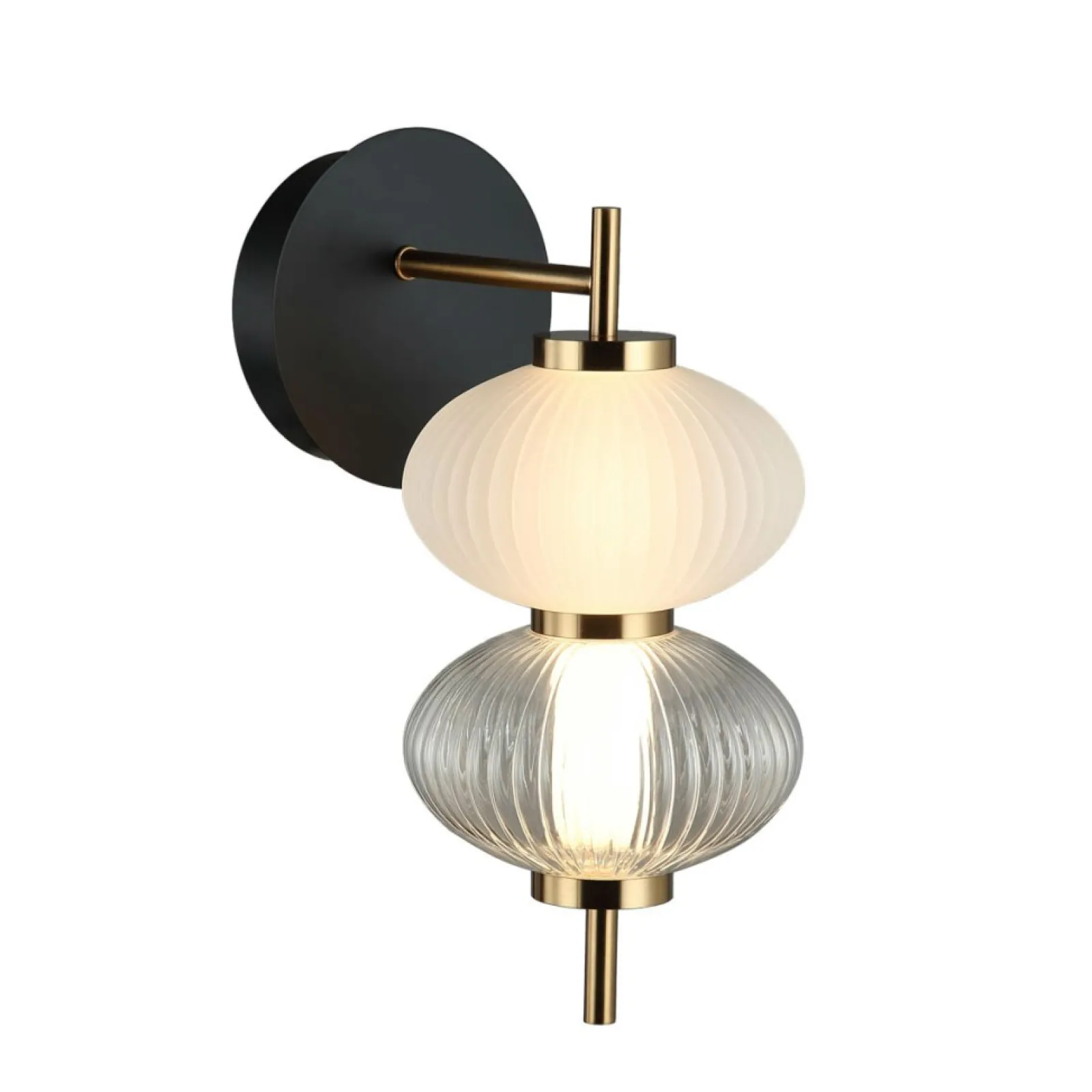 Sklep Kaja Elegancka, ledowa lampa ścienna WL-84938-2-BK TESTA | Kaja* Lampy Led
