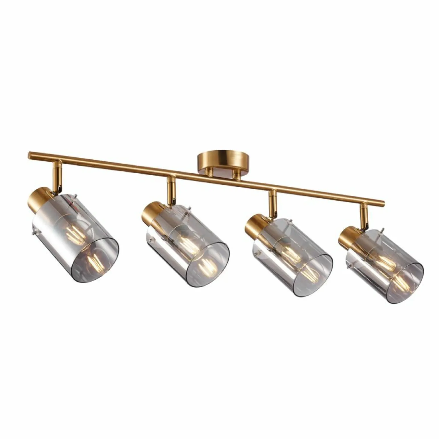 Best Sale Elegancka listwa z ruchomymi reflektorami SPL-5581-4-BRO-SG SARDO Żyrandole Nowoczesne