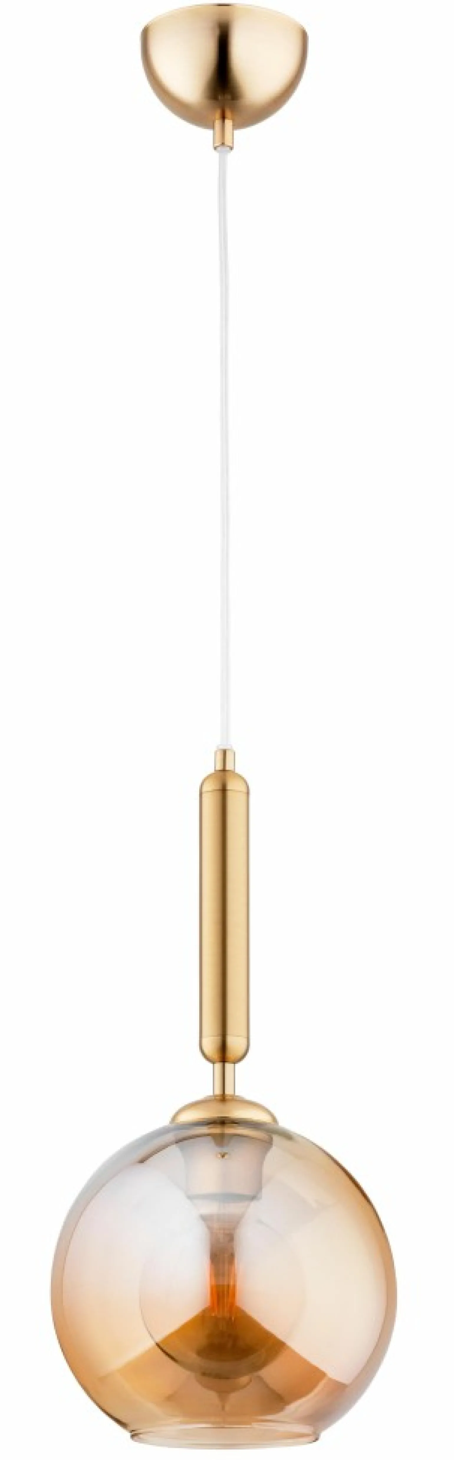 Best Sale Elegancka, złota lampa wisząca z kloszem ⌀20cm AL 61101 GRALL | Kaja Żyrandole Nowoczesne