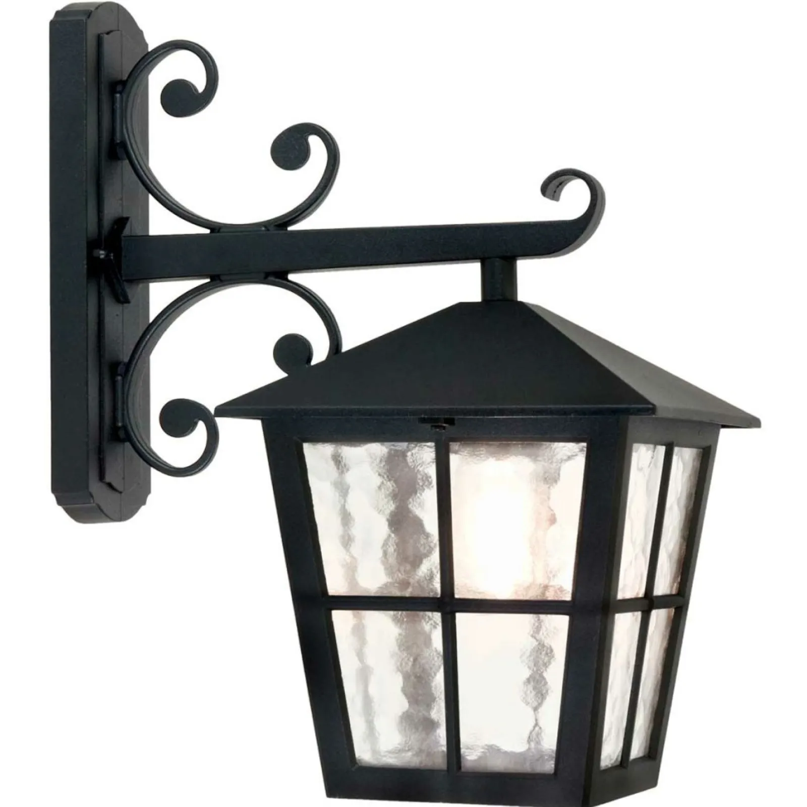 Sklep Kaja Elegancki kinkiet naścienny, IP43 BL52M-BLACK z serii CANTERBURY* Kinkiety Ogrodowe