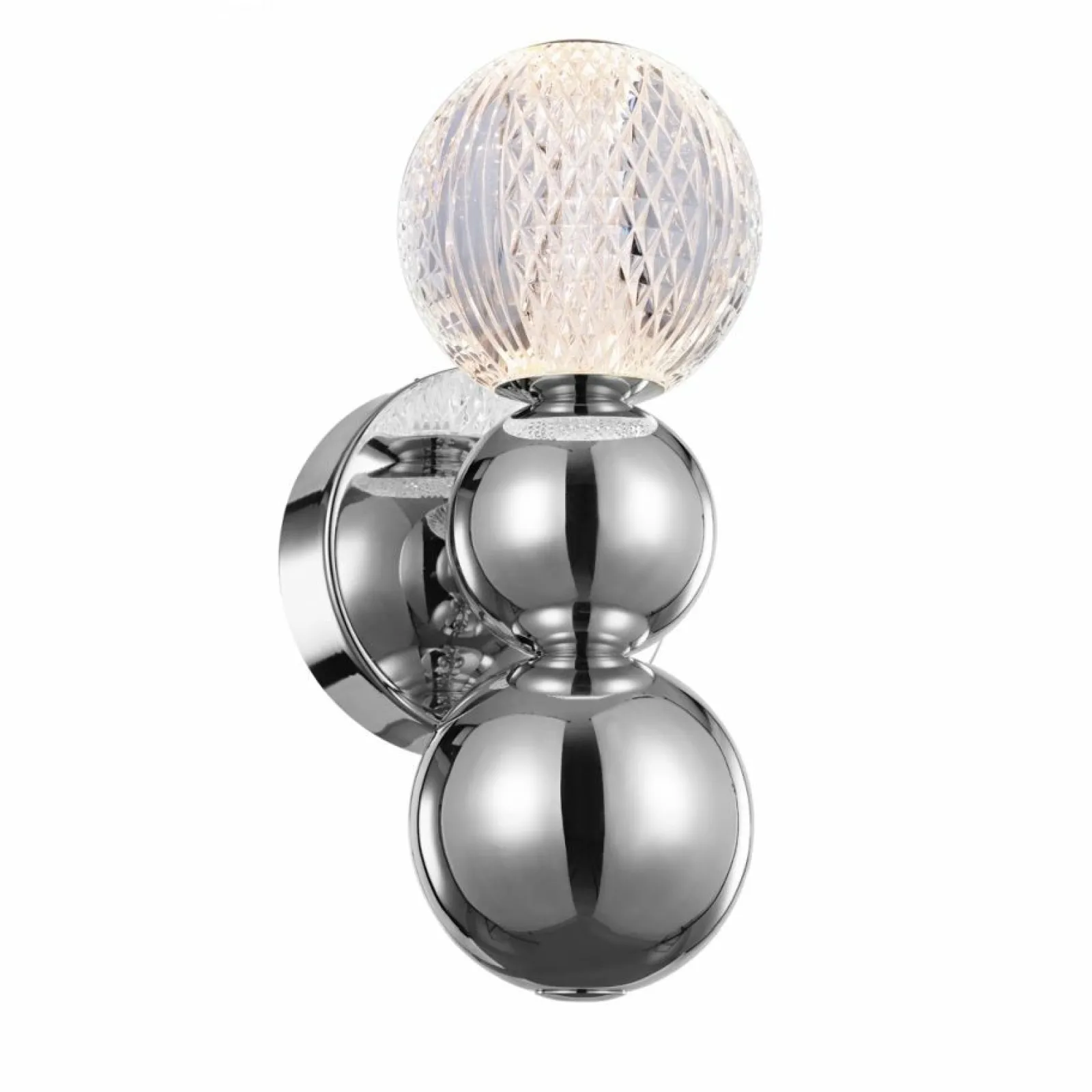 Sklep Kaja Elegancki, ledowy kinkiet do sypialni WL-83728-4W-3K-CH OTER | Kaja* Lampy Led