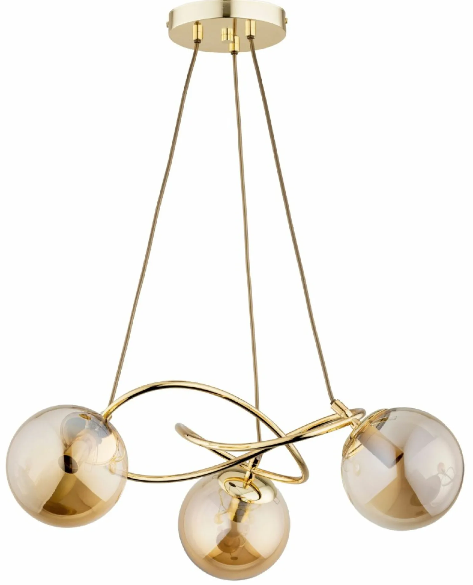 Best Sale Fantazyjna lampa wisząca z kulistymi kloszami AL 62345 z serii VELTA Żyrandole Nowoczesne