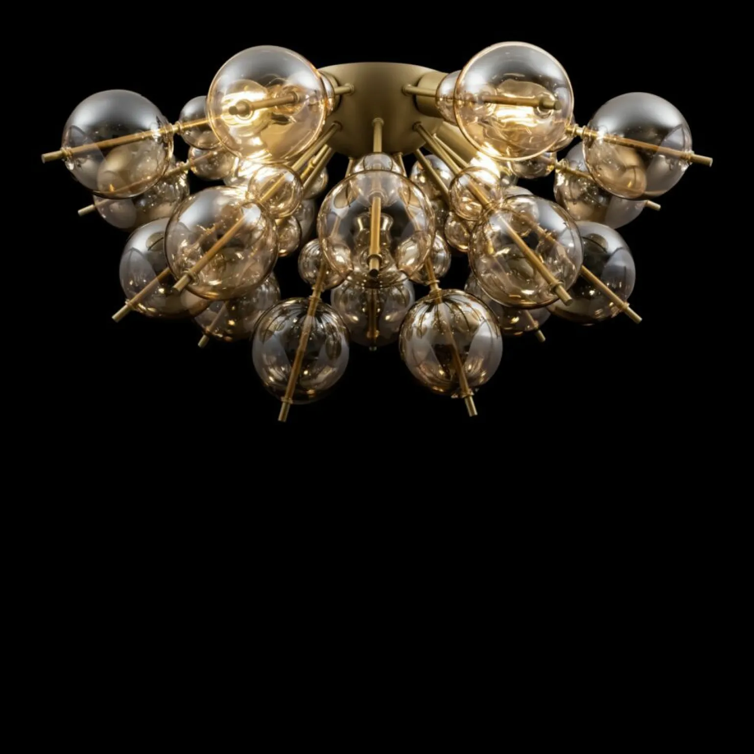 Cheap Futurystyczna lampa sufitowa MOD133CL-04BS BOLLA | Kaja Oświetlenie Żyrandole Nowoczesne