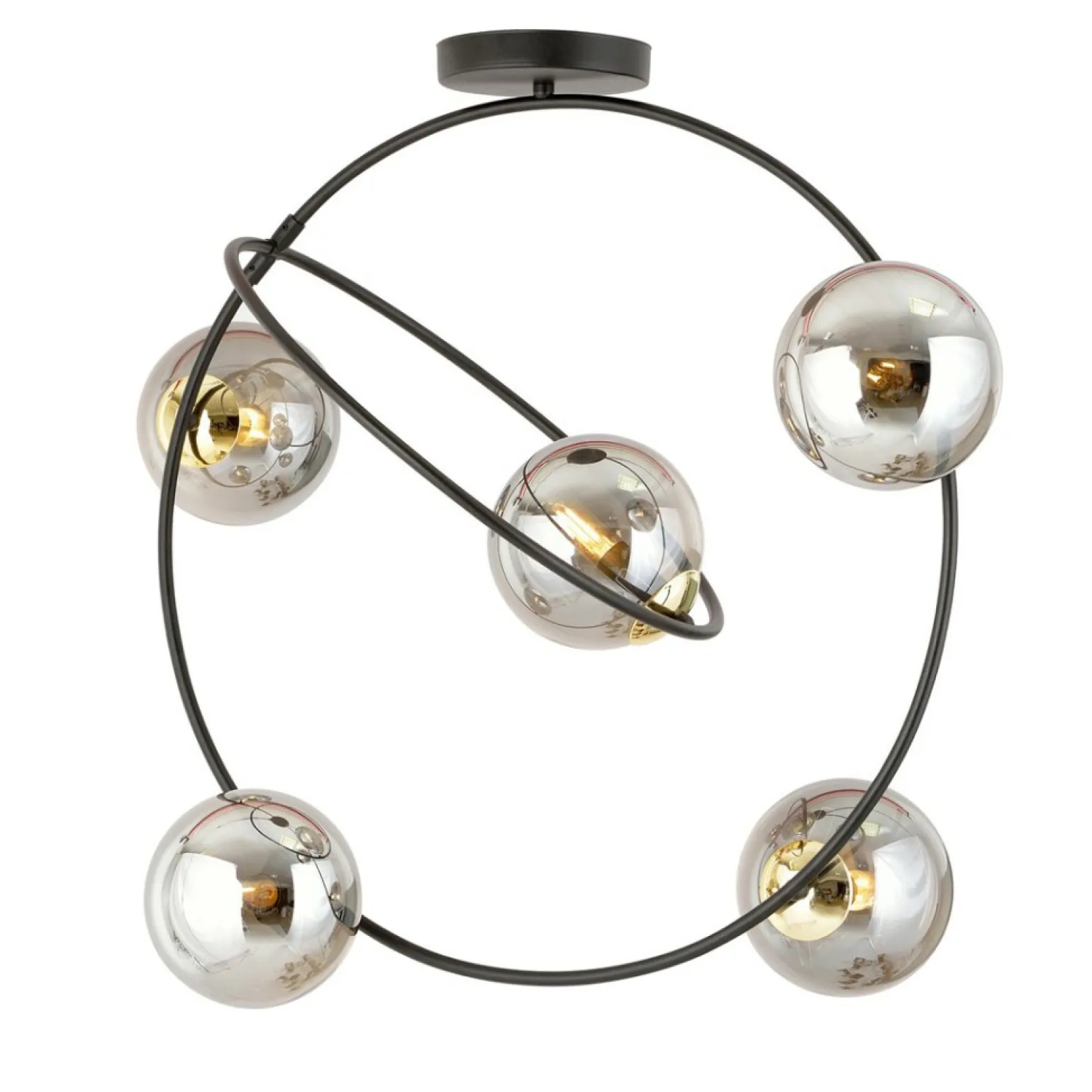 Best Sale Geometryczna, efektowna lampa sufitowa 1292/5 z serii STARDOM | Kaja Żyrandole Nowoczesne